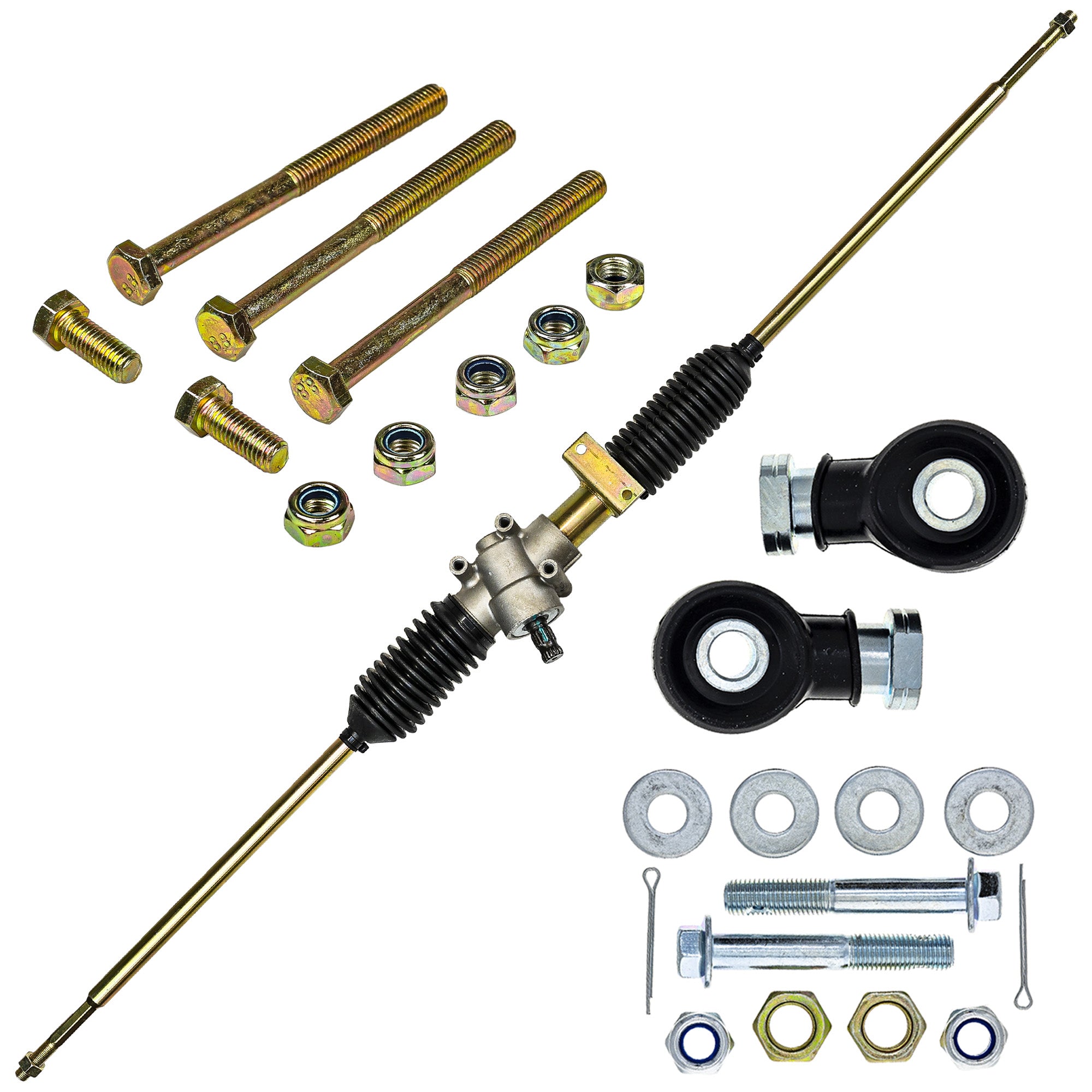 Steering Rack Tie Rod End Kit for zOTHER Polaris GEM RZR MRZR NICHE MK1009519