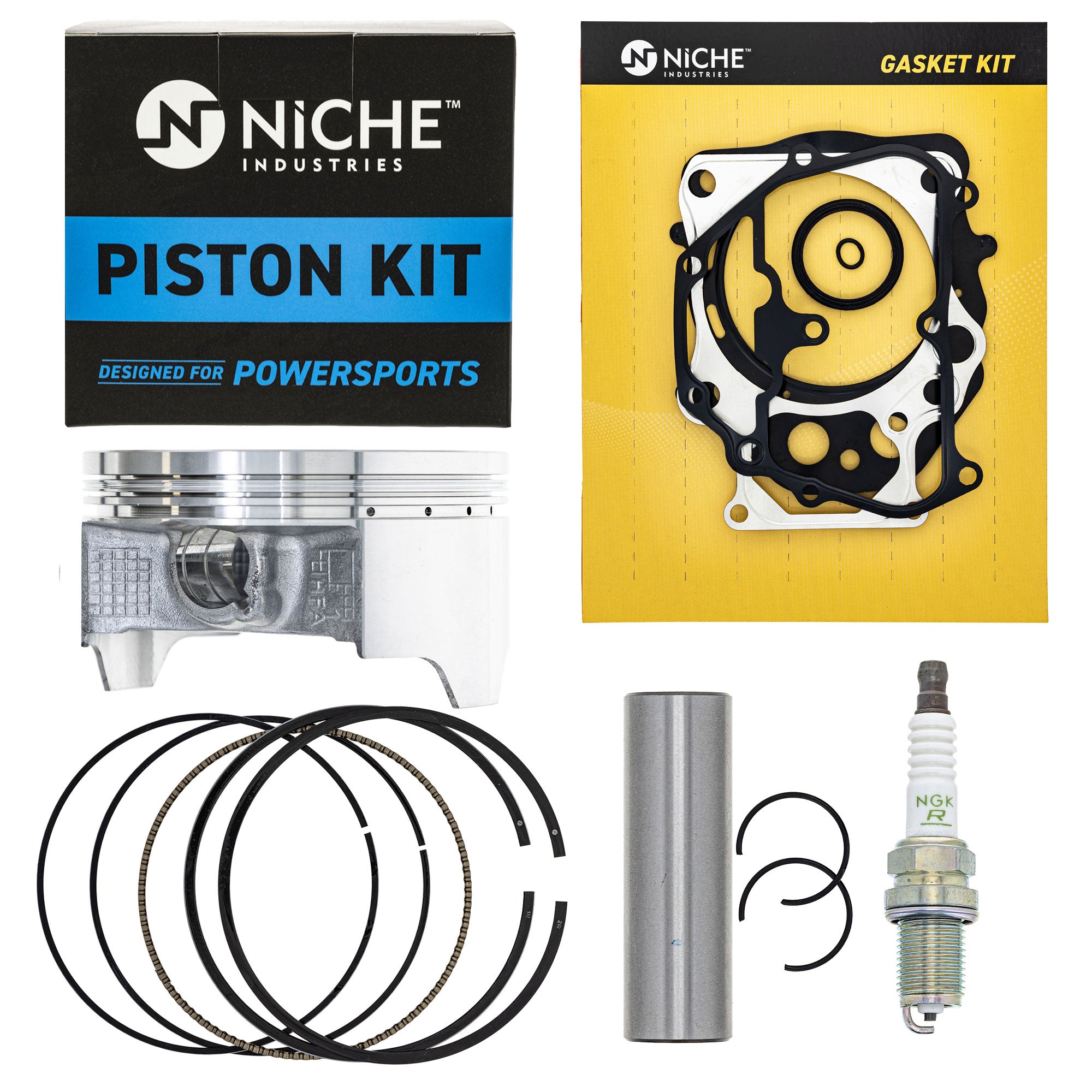 Cylinder Piston Gasket Spark Plug Kit for Pioneer FourTrax NICHE MK1011912