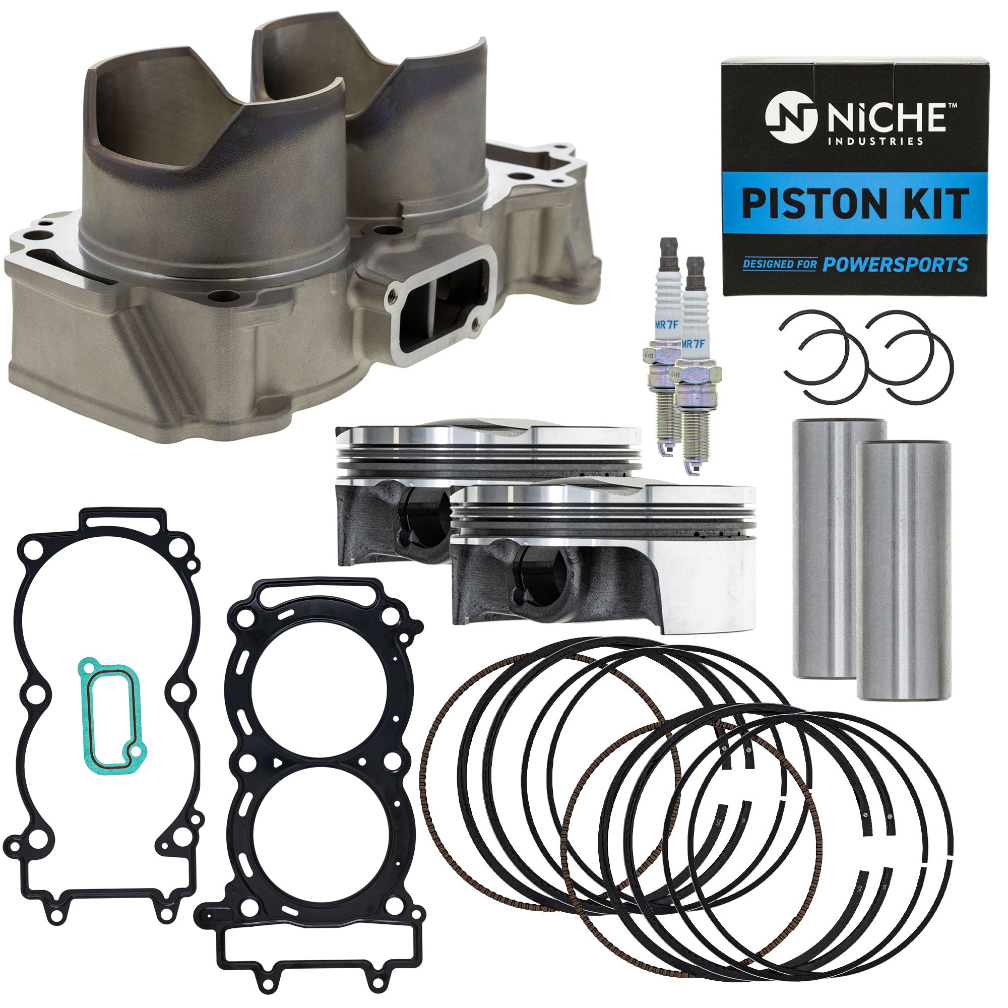 Cylinder Piston Gasket Spark Plug Kit for RZR MRZR NICHE MK1011915
