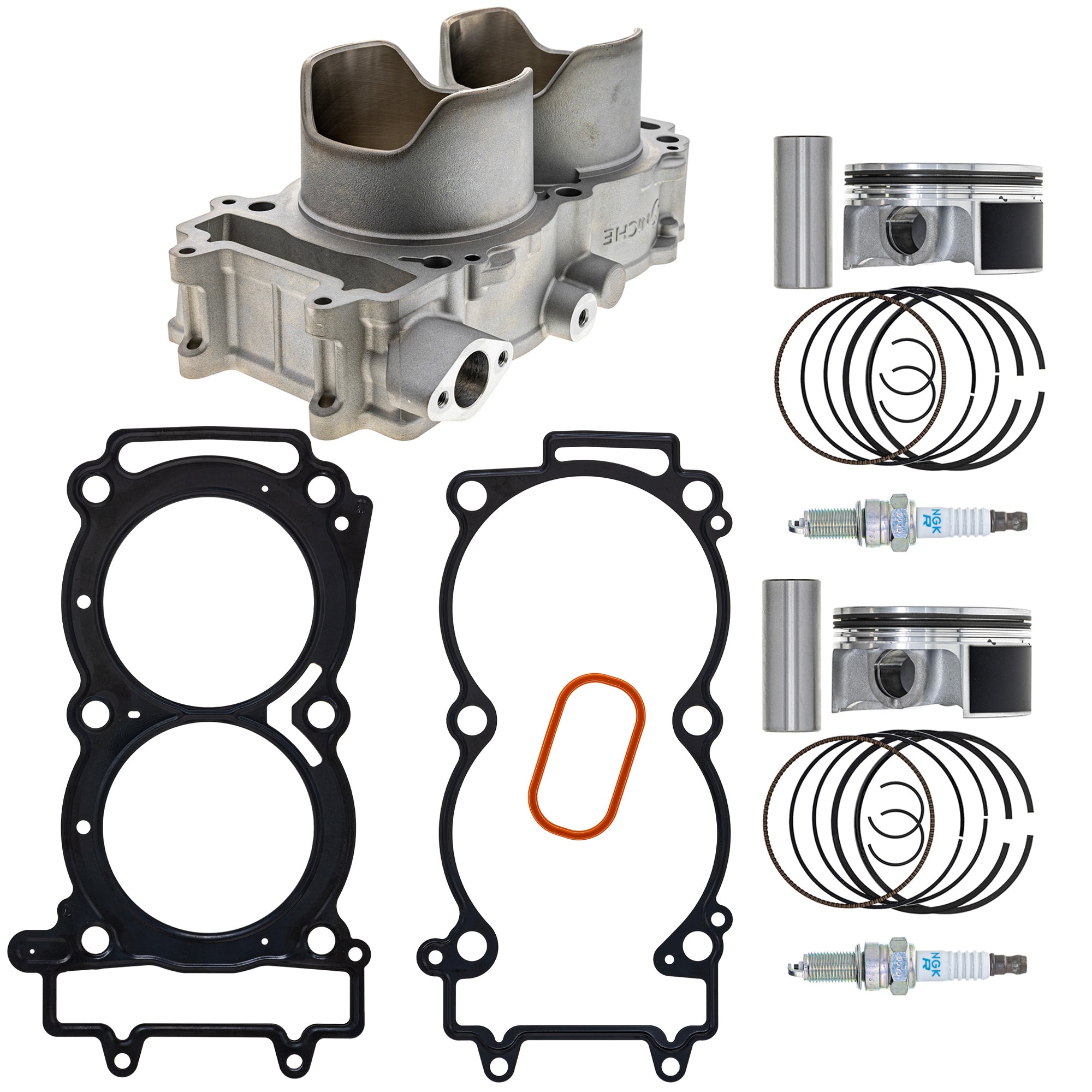 Cylinder Piston Gasket Spark Plug Kit for RZR NICHE MK1011917