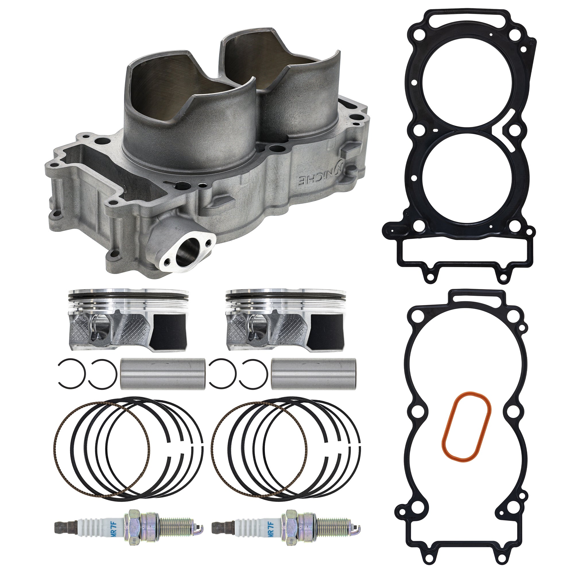 Cylinder Piston Gasket Spark Plug Kit for RZR Ranger General NICHE MK1011918