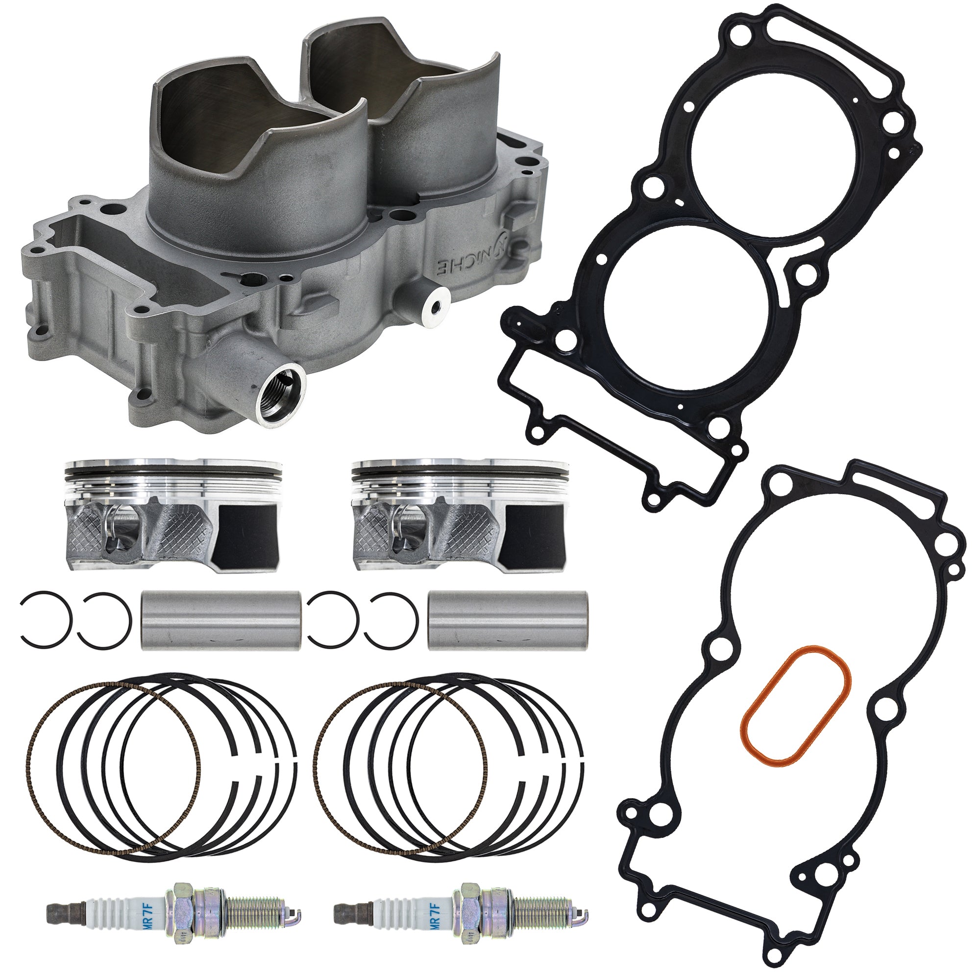 Cylinder Piston Gasket Spark Plug Kit for RZR Ranger General ACE NICHE MK1011921
