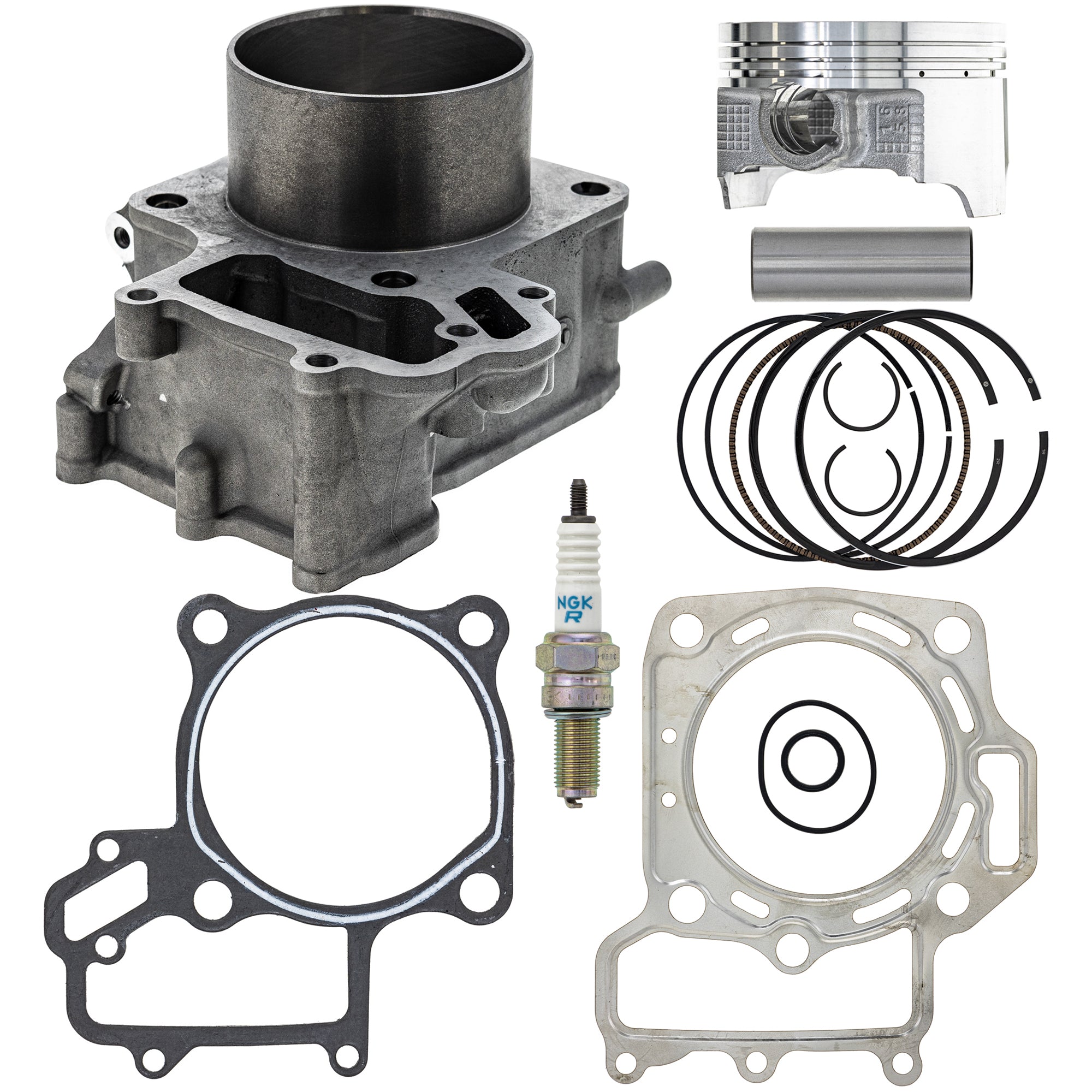 Cylinder Piston Gasket Spark Plug Kit for Prairie KFX700 NICHE MK1011931