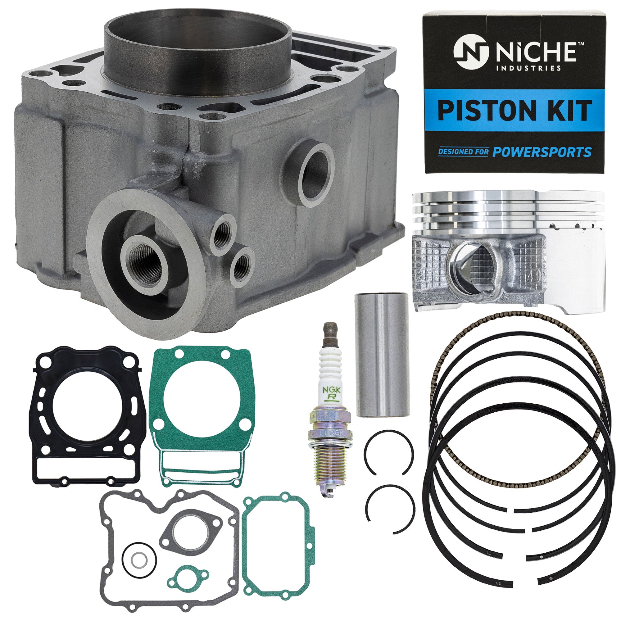 Cylinder Piston Gasket Spark Plug Kit for Sportsman Rush Ranger NICHE MK1011940