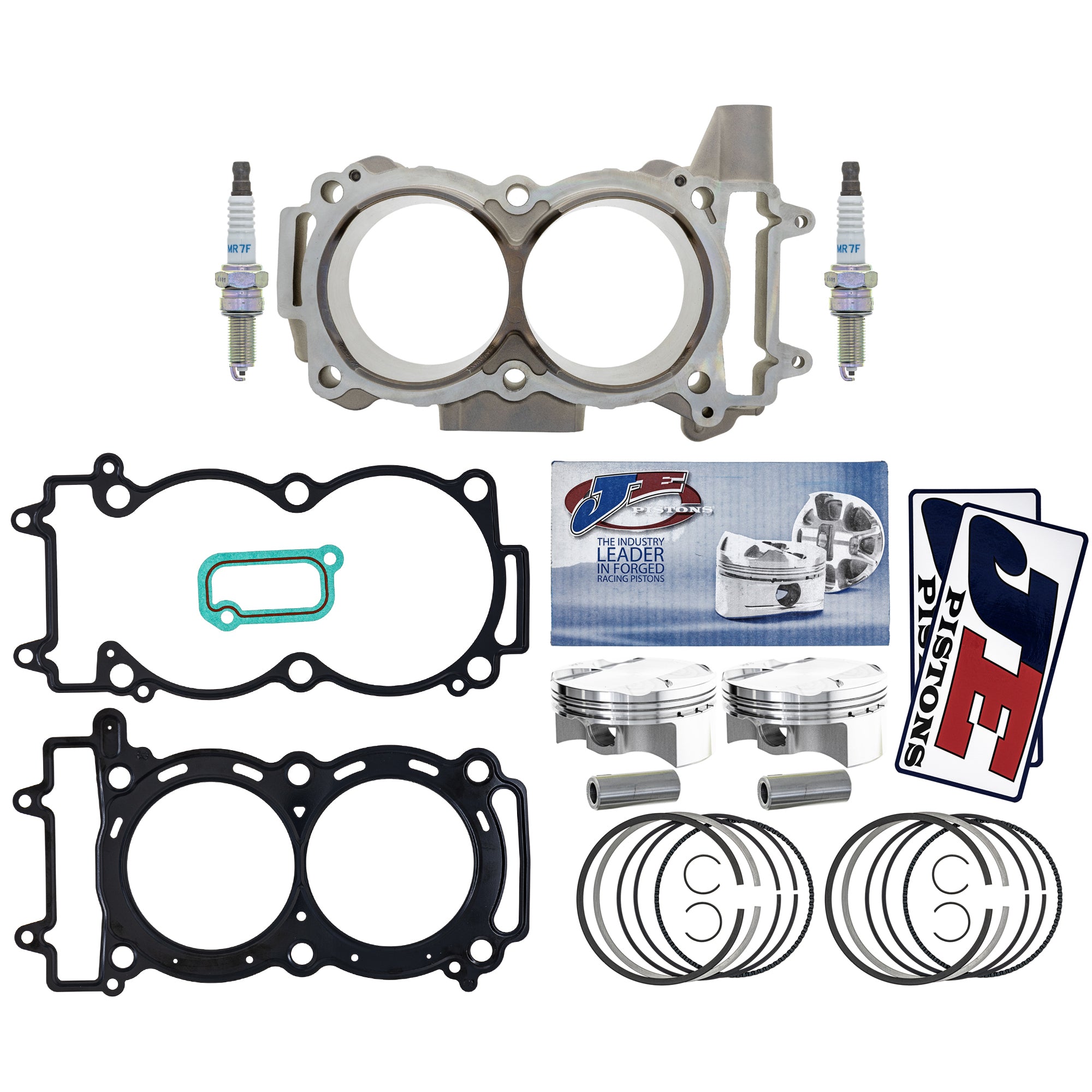 Cylinder Piston Gasket Spark Plug Kit for Switchback RZR NICHE MK1011943