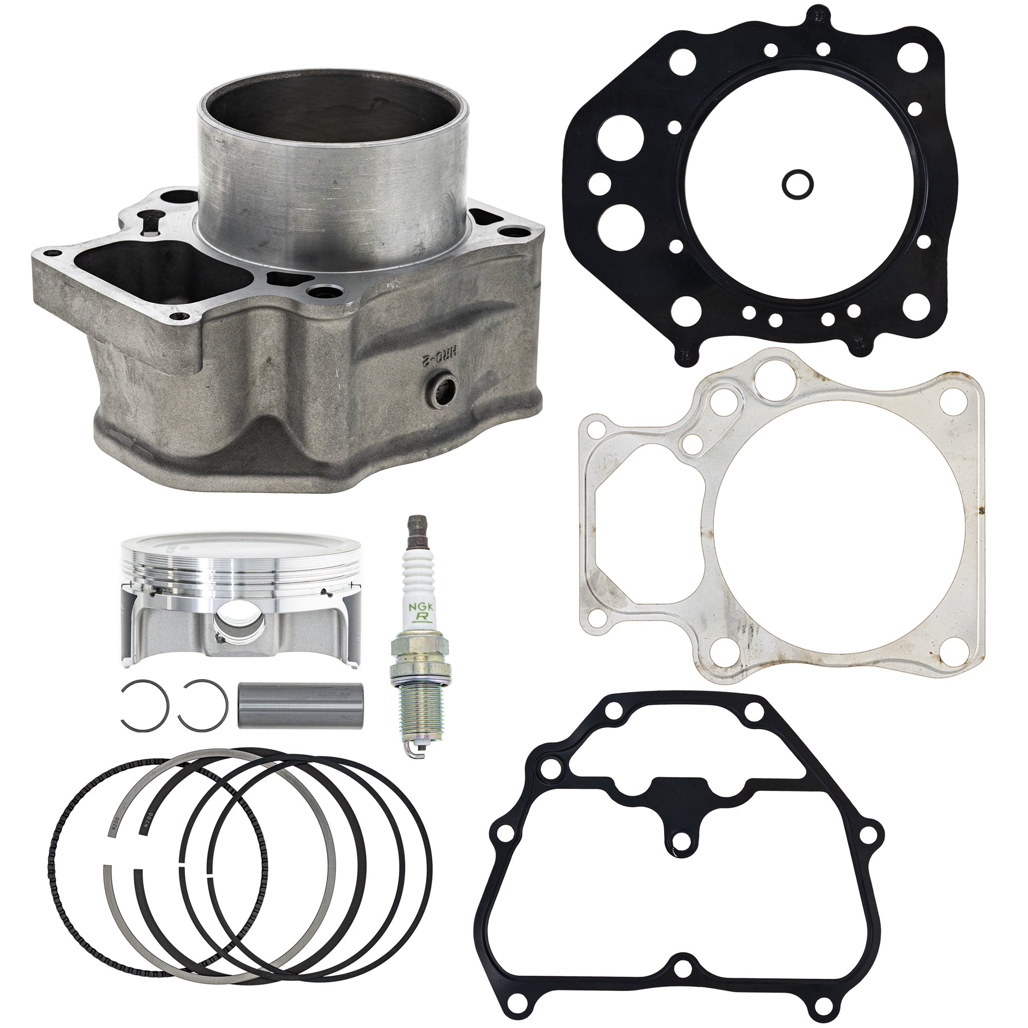 Cylinder Piston Gasket Spark Plug Kit for Switchback Pioneer FourTrax NICHE MK1011945
