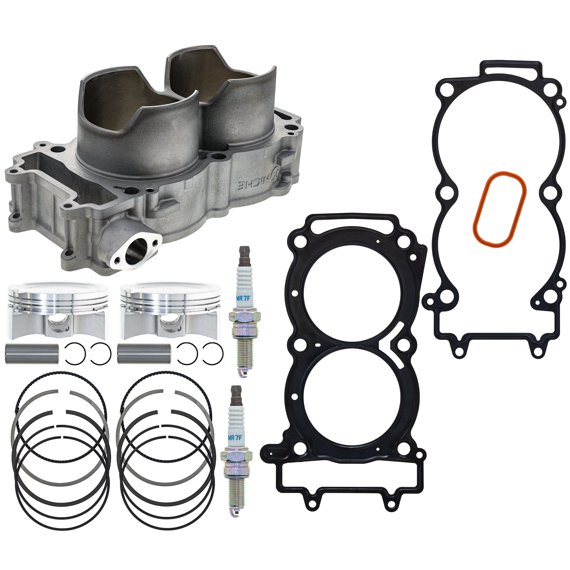 Cylinder Piston Gasket Spark Plug Kit for RZR Ranger General NICHE MK1011952