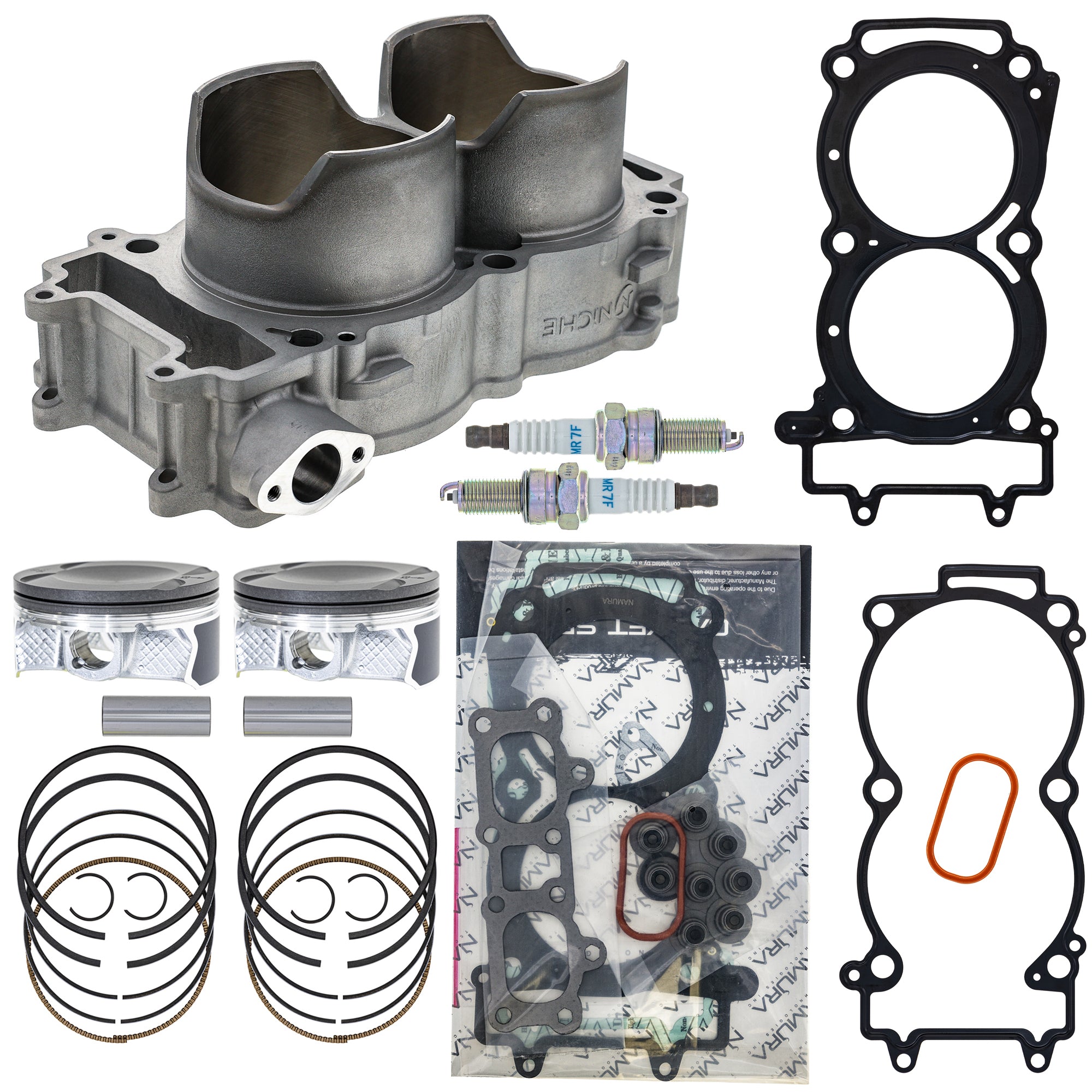Cylinder Piston Gasket Spark Plug Kit for RZR Ranger General NICHE MK1011963