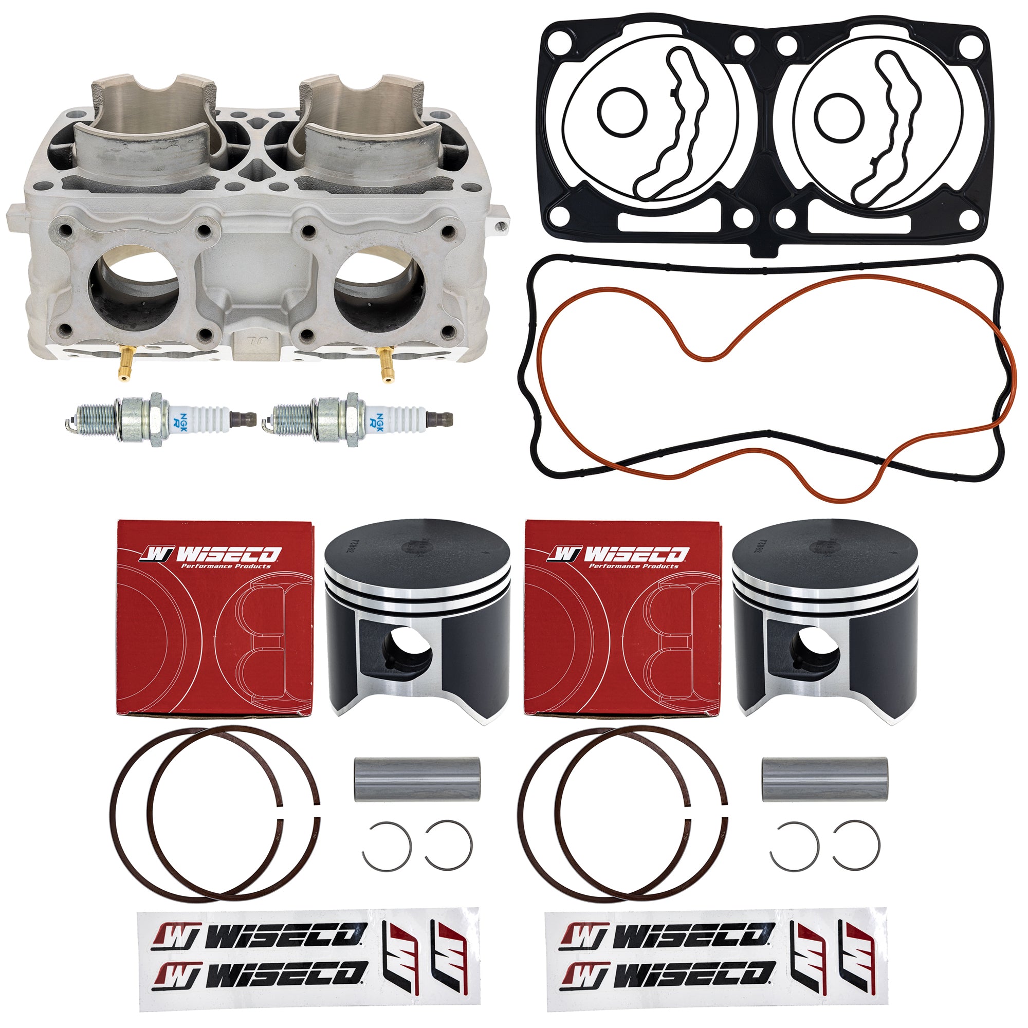Cylinder Piston Gasket Spark Plug Kit for Switchback SKS Rush RMK NICHE MK1011969