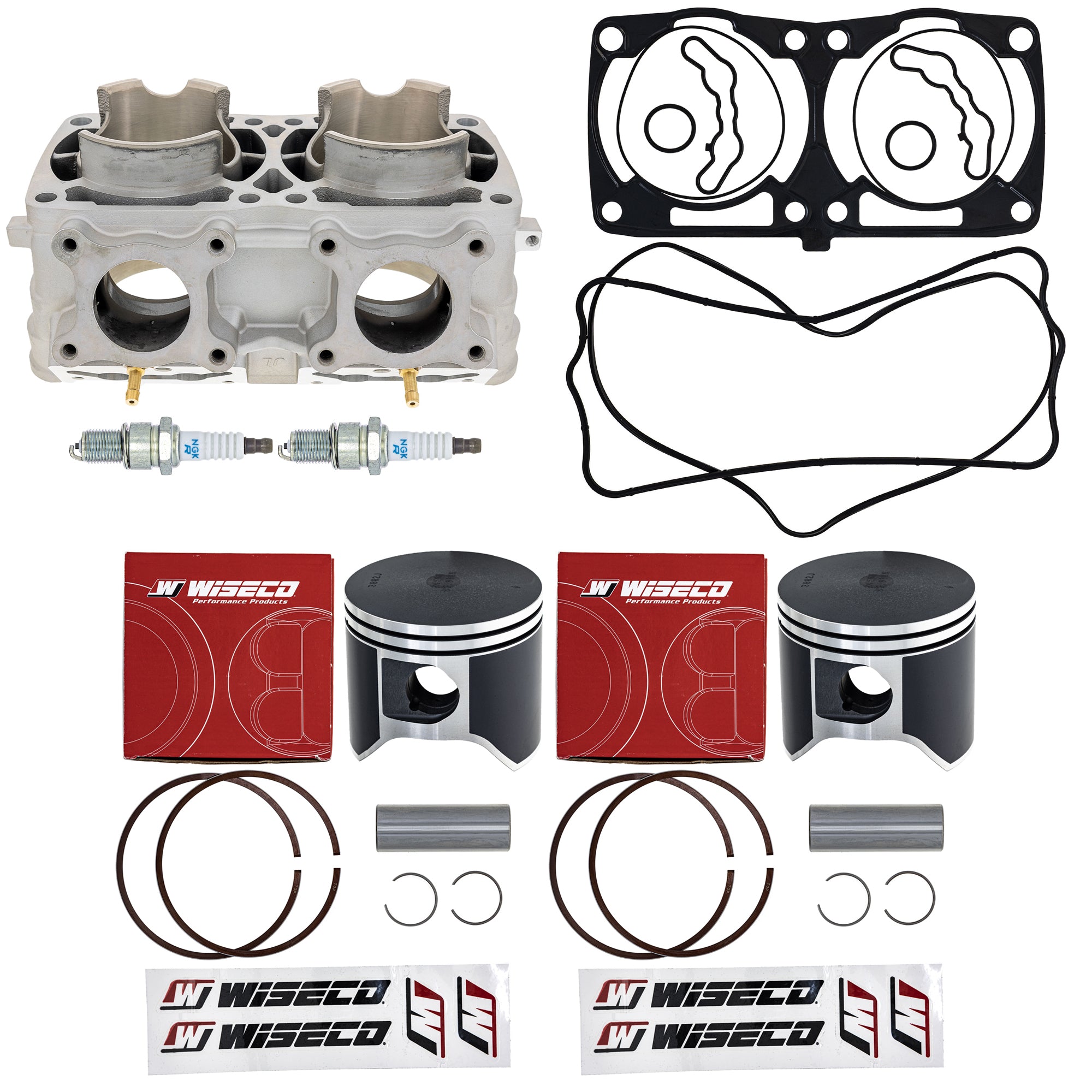Cylinder Piston Gasket Spark Plug Kit for Titan Switchback SKS Rush NICHE MK1011970