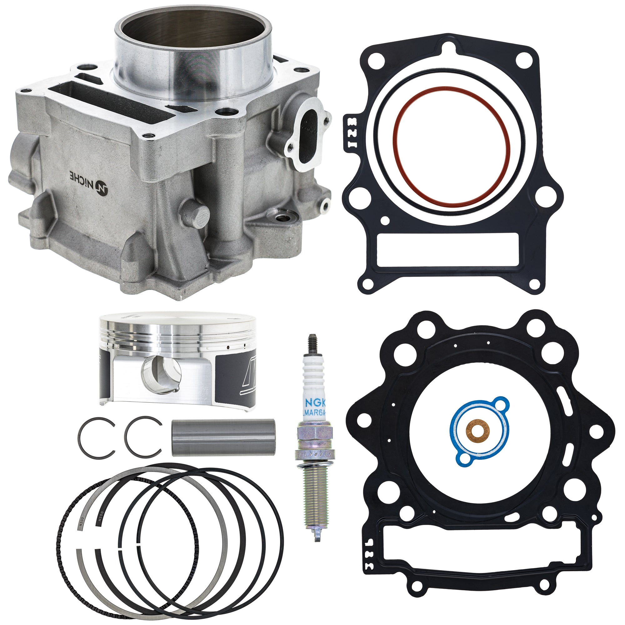 Cylinder Piston Gasket Spark Plug Kit for Grizzly NICHE MK1011981