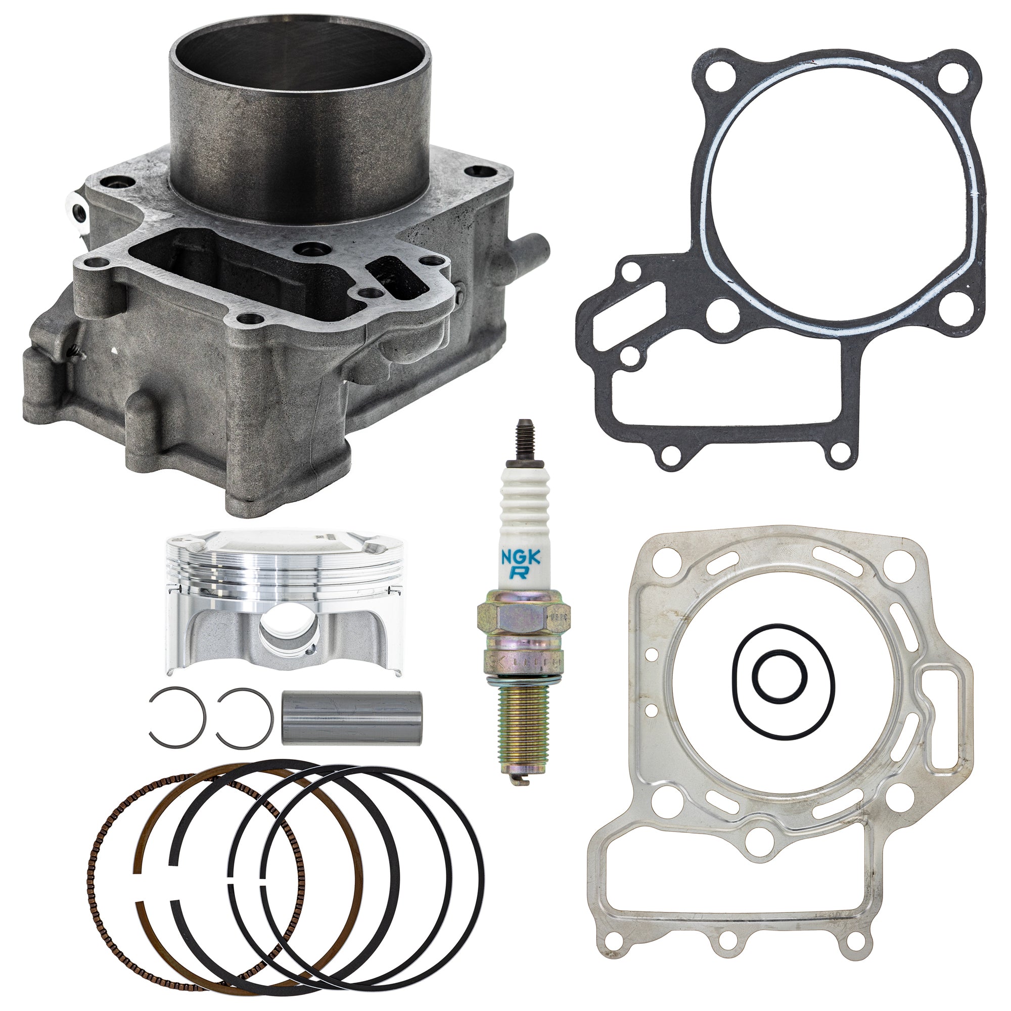 Cylinder Piston Gasket Spark Plug Kit for Prairie KFX700 NICHE MK1012000