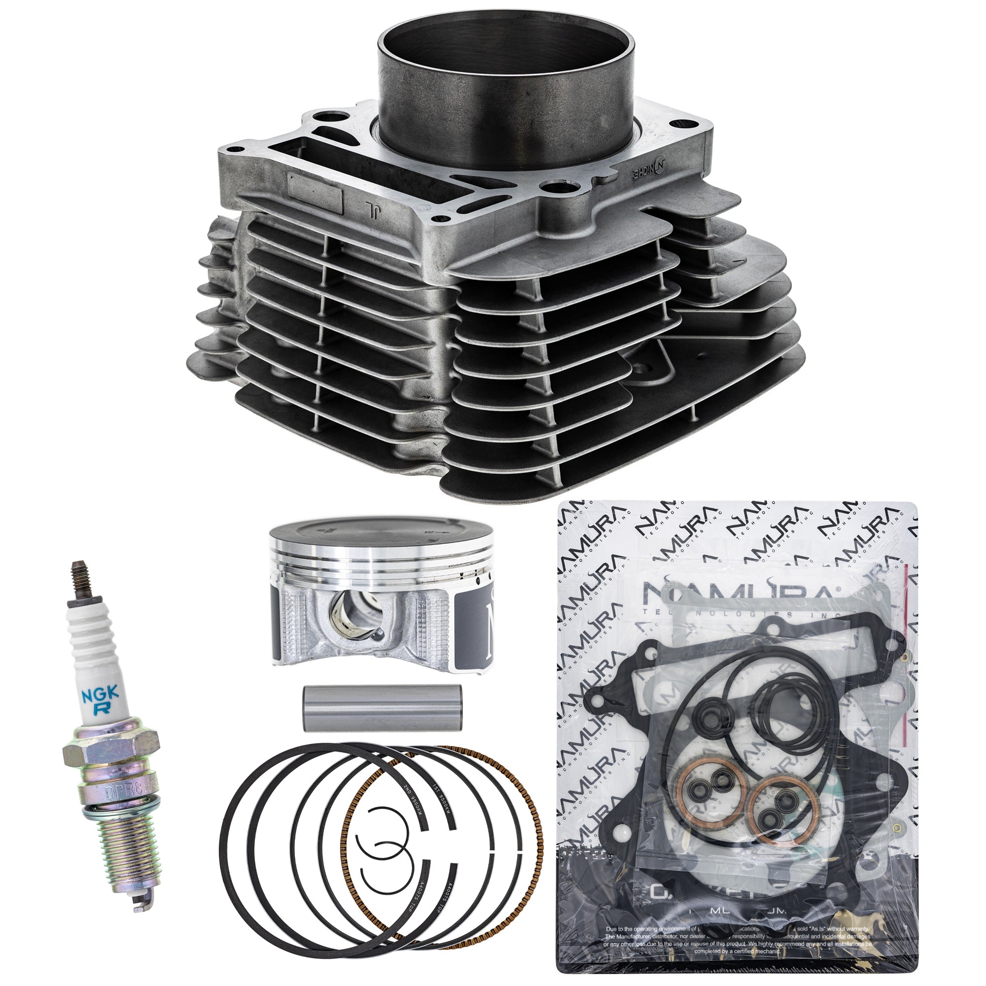 Cylinder Piston Gasket Spark Plug Kit for XT600 Grizzly NICHE MK1012004