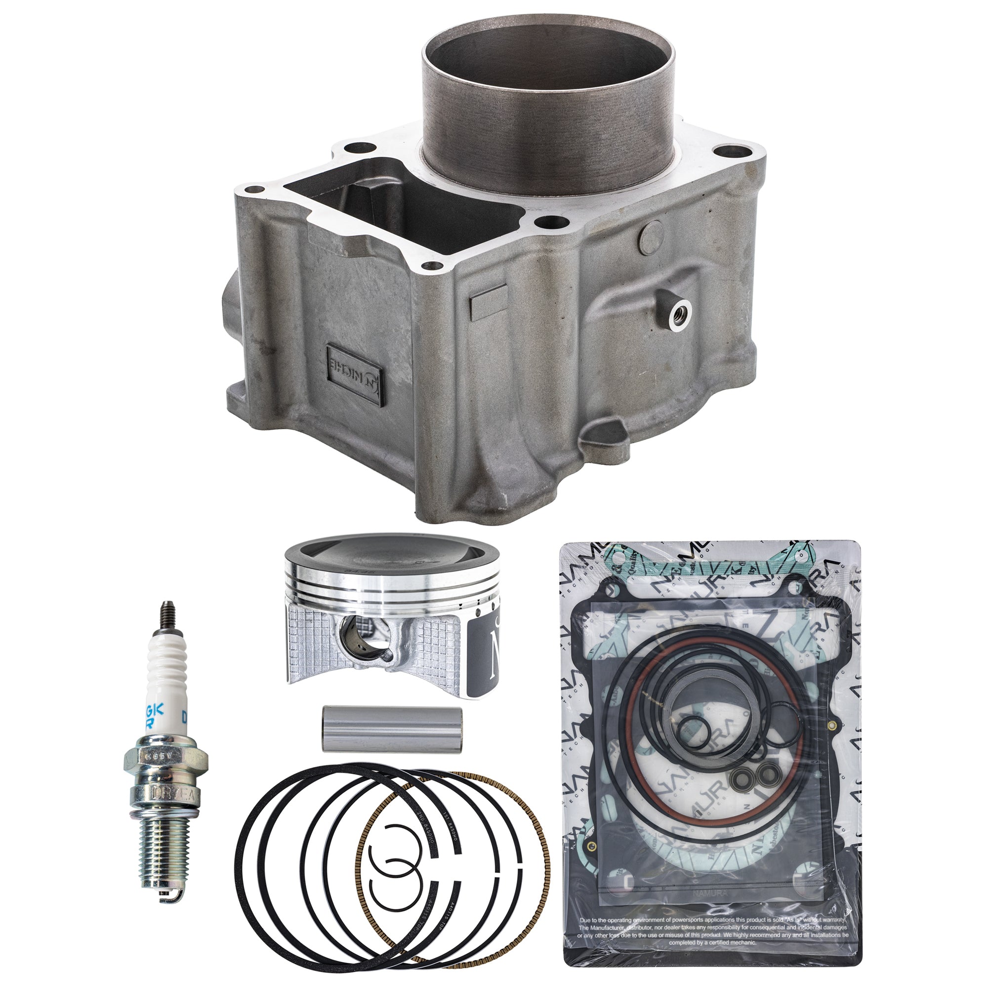 Cylinder Piston Gasket Spark Plug Kit for Kodiak Grizzly NICHE MK1012007