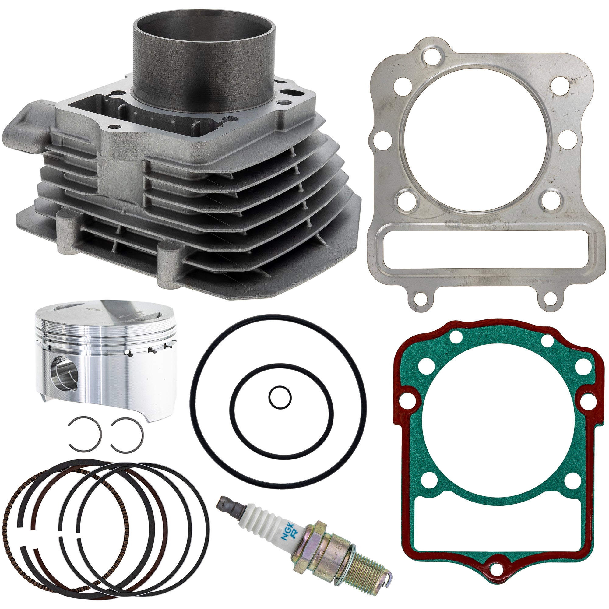 Cylinder Piston Gasket Spark Plug Kit for Bayou NICHE MK1012011