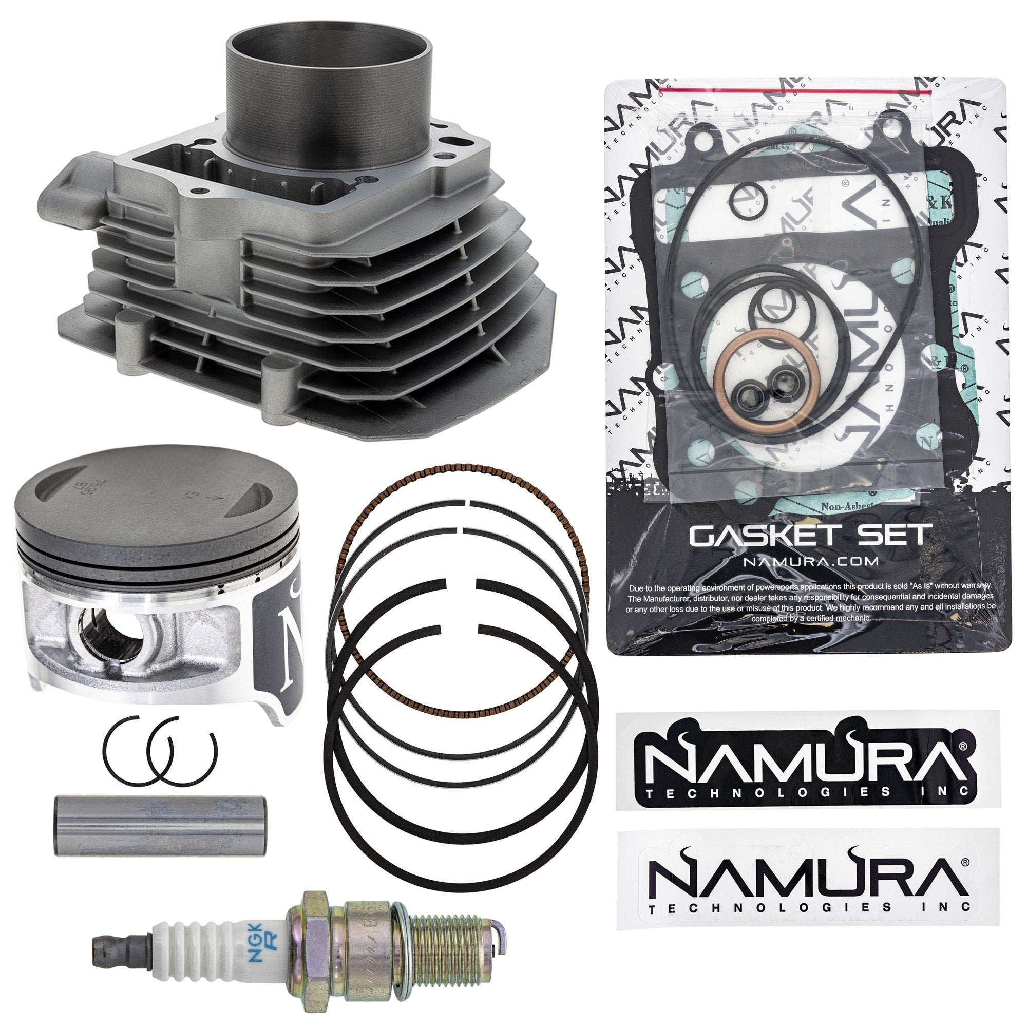 Cylinder Piston Gasket Spark Plug Kit for Bayou NICHE MK1012014
