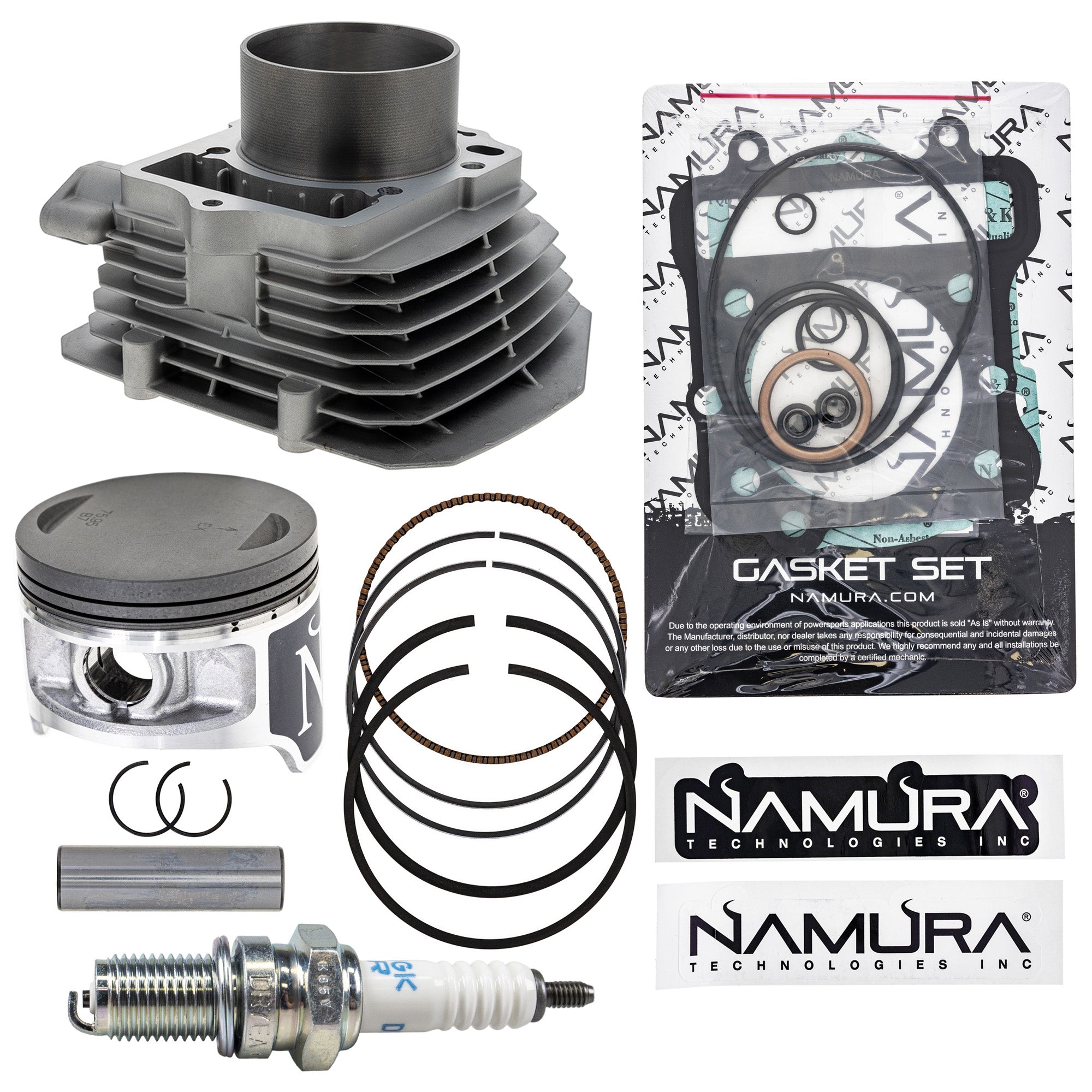 Cylinder Piston Gasket Spark Plug Kit for Bayou NICHE MK1012016