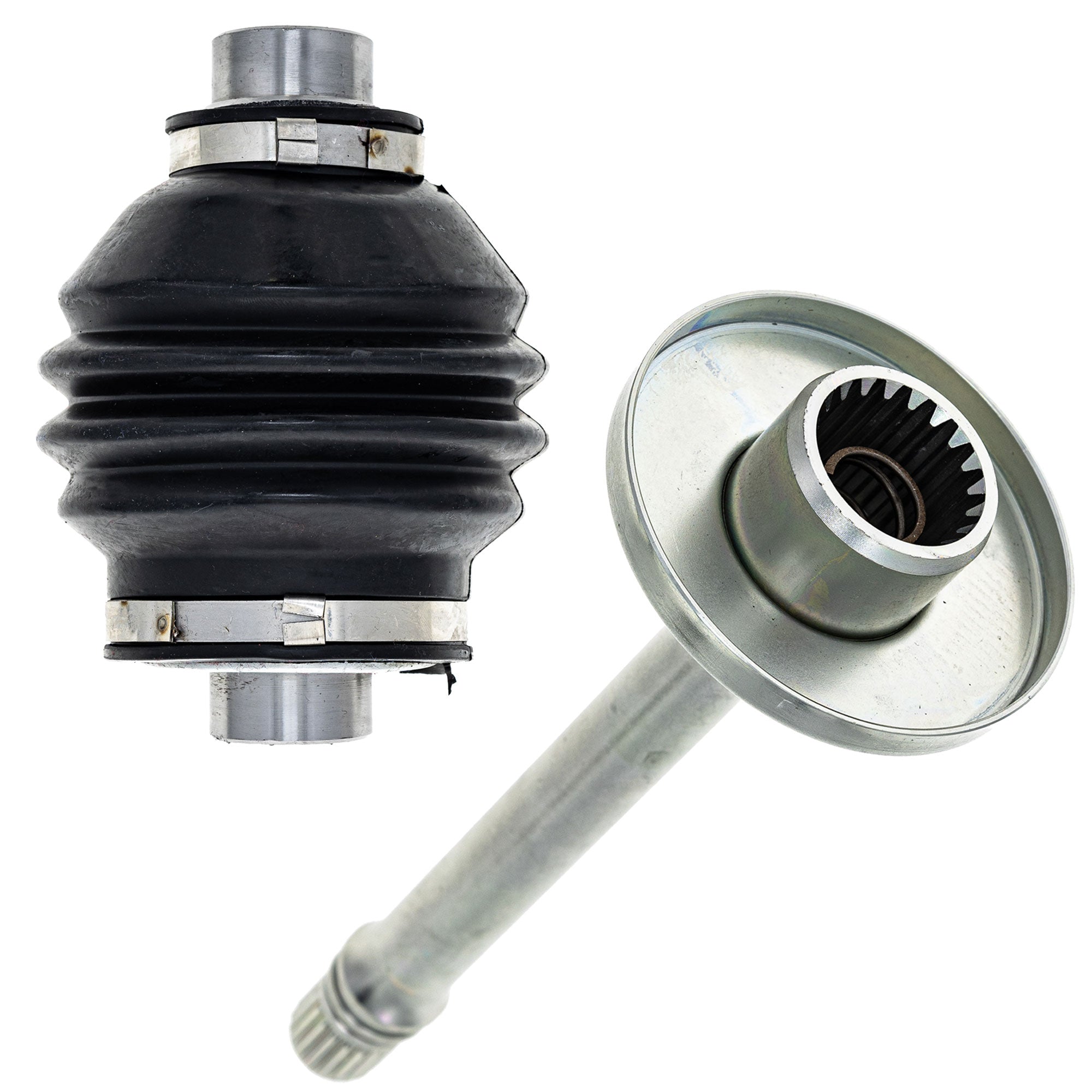 UKCV TrakMotive Front CV Axle Shafts Set of 2 For Subaru Justy