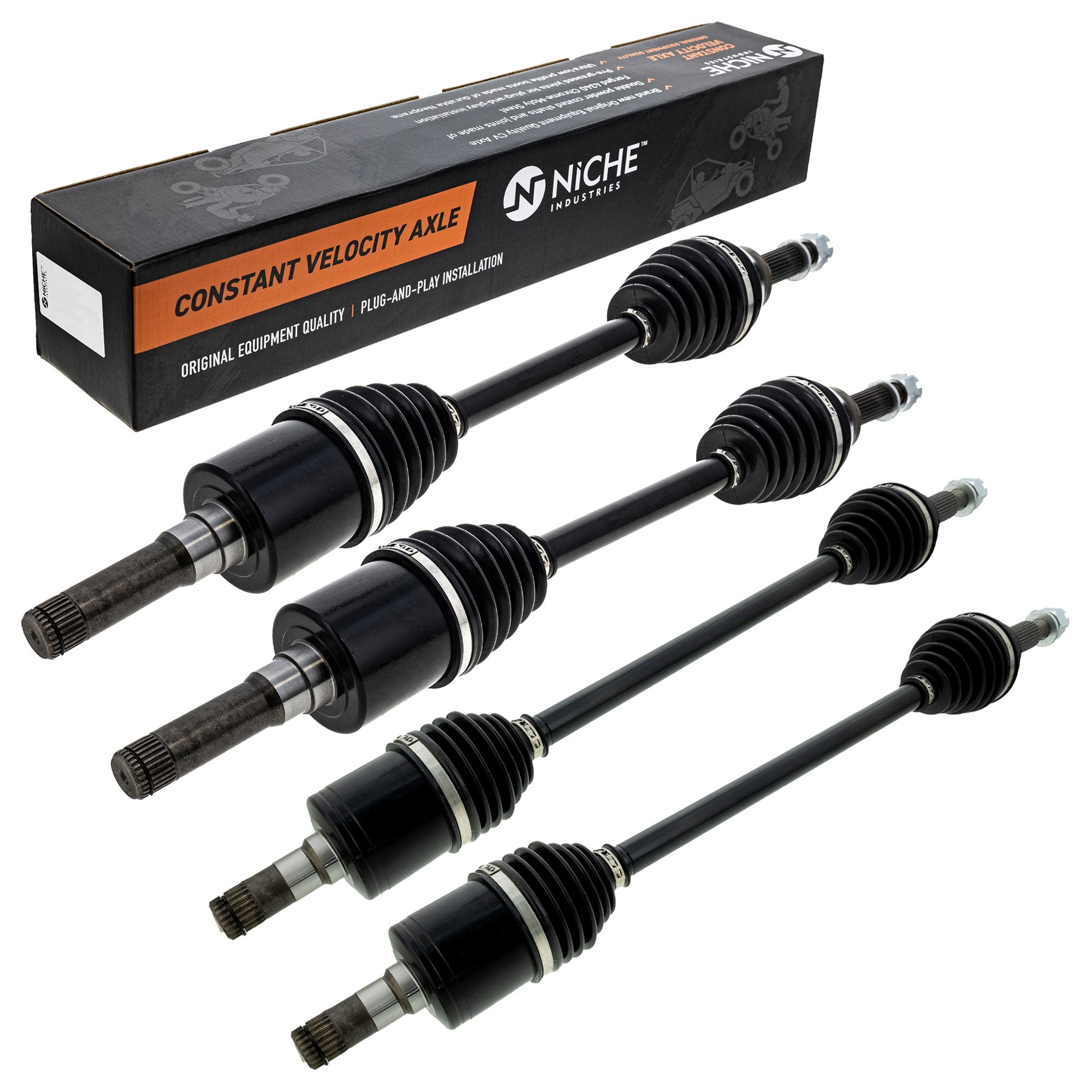 NICHE MK1012307 Front Rear CV Axle Kit for Deere