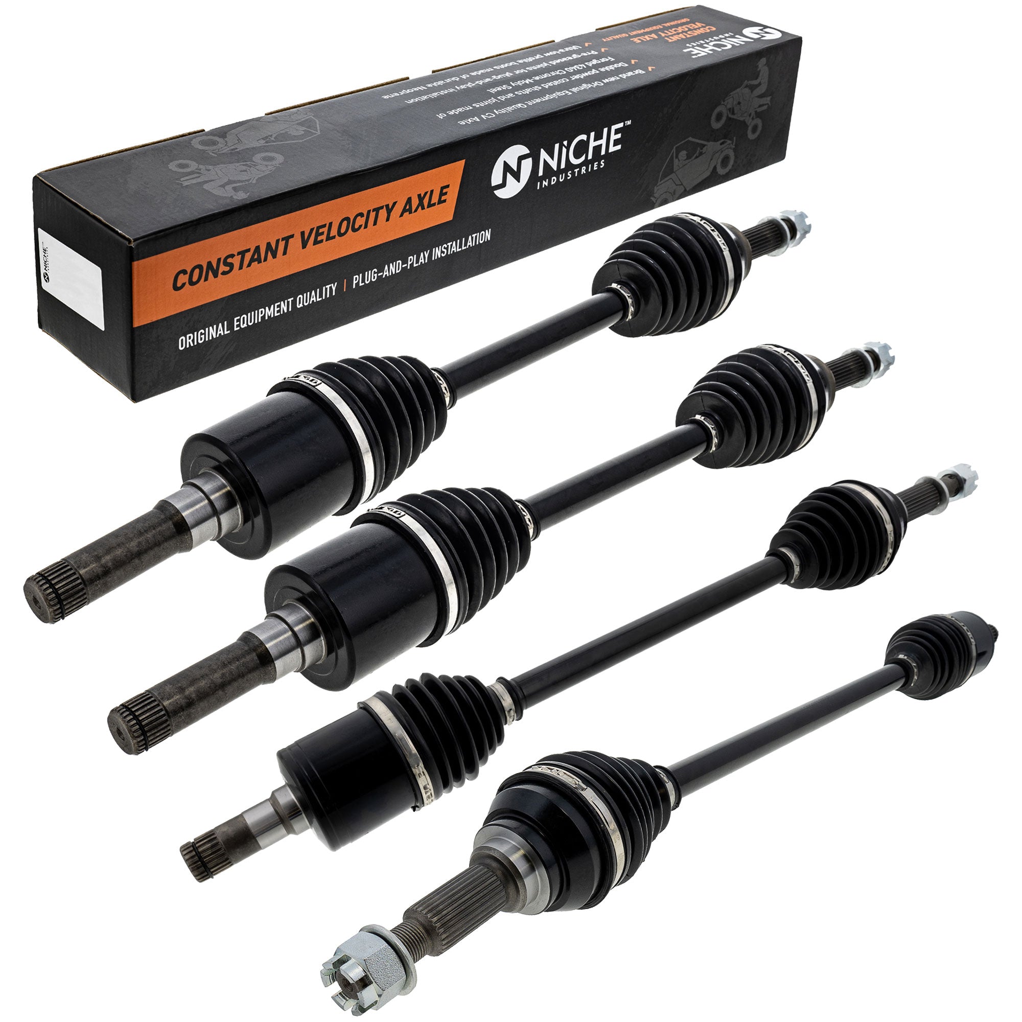 NICHE MK1012356 Front Rear CV Axle Kit for Deere