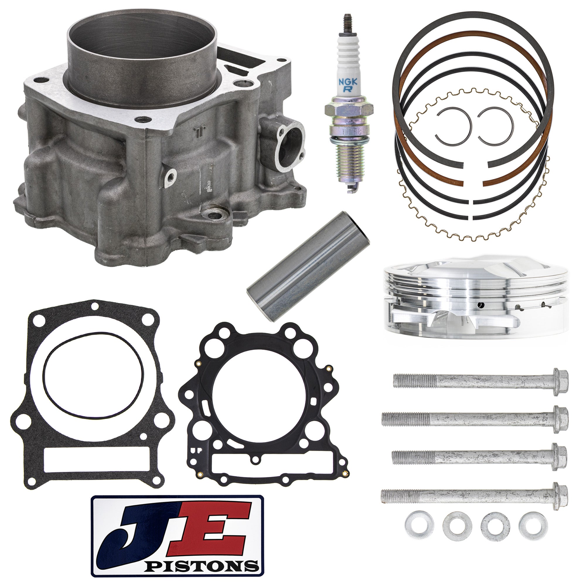 Cylinder Piston Gasket Stud Spark Plug Kit for Rhino Raptor Grizzly NICHE MK1012452