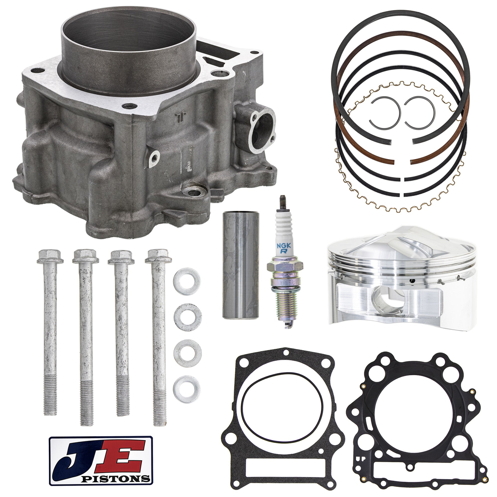 Cylinder Piston Gasket Stud Spark Plug Kit for Rhino Raptor Grizzly NICHE MK1012456