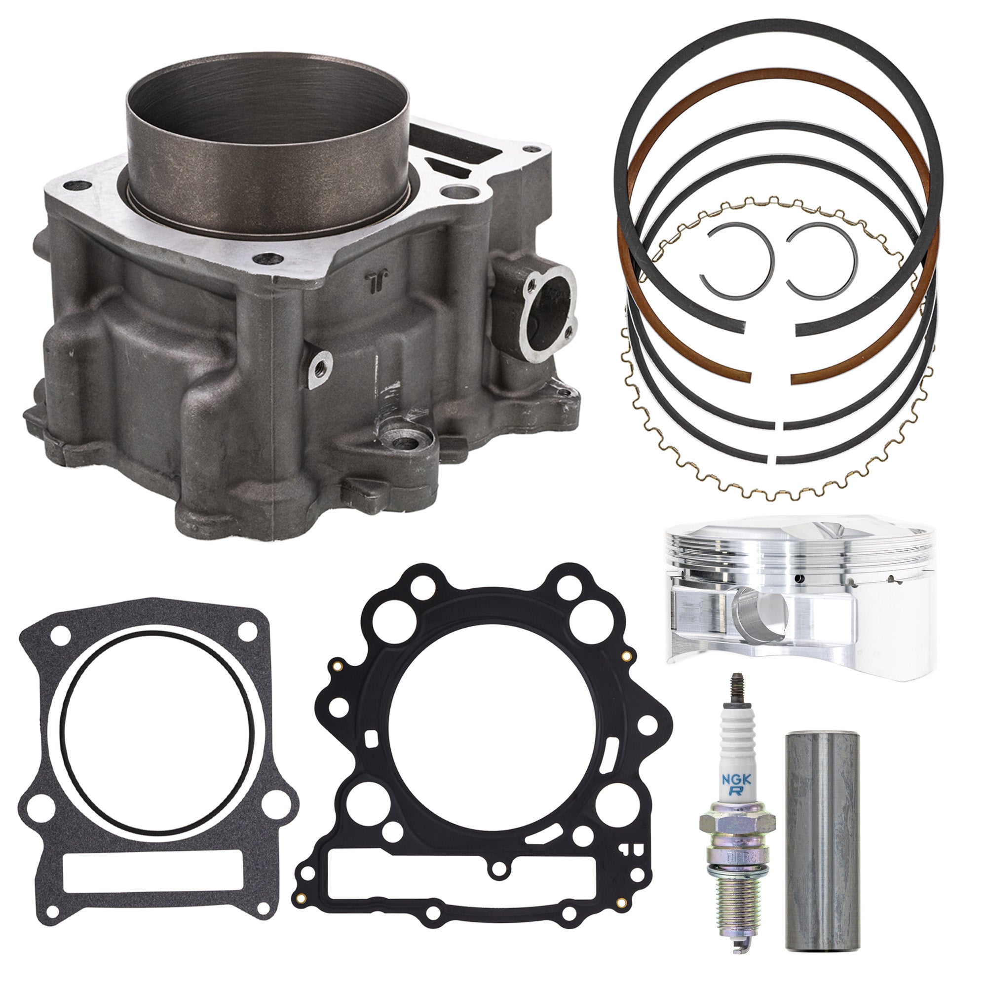 Cylinder Piston Gasket Spark Plug Kit for Rhino Raptor Grizzly NICHE MK1012459