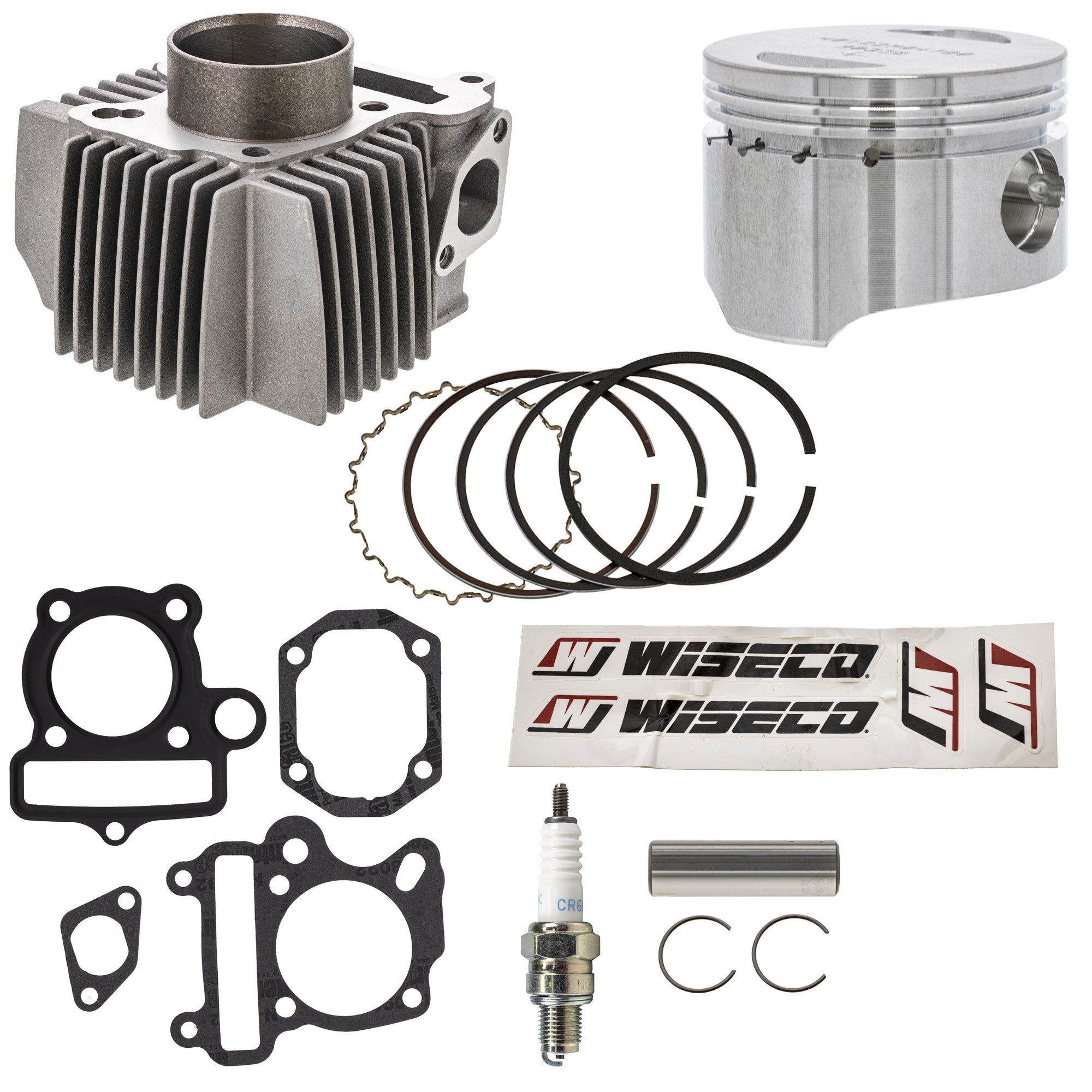 Cylinder Piston Gasket Spark Plug Kit for Sportsman Outlaw NICHE MK1012478