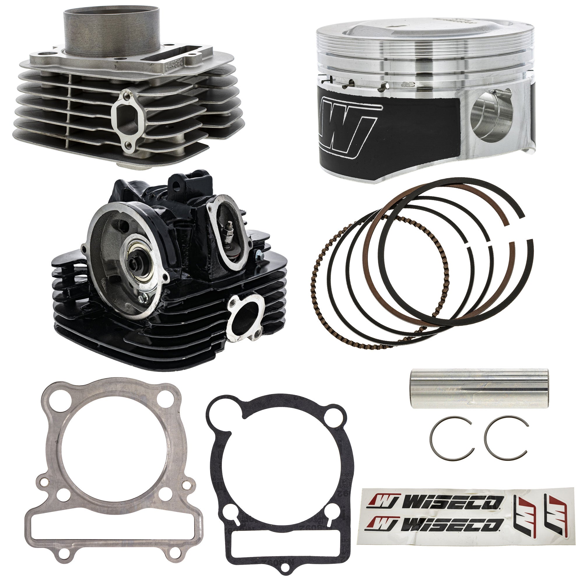 Cylinder Head Piston Gasket Spark Plug Kit for Wolverine Warrior Raptor Moto NICHE MK1012482