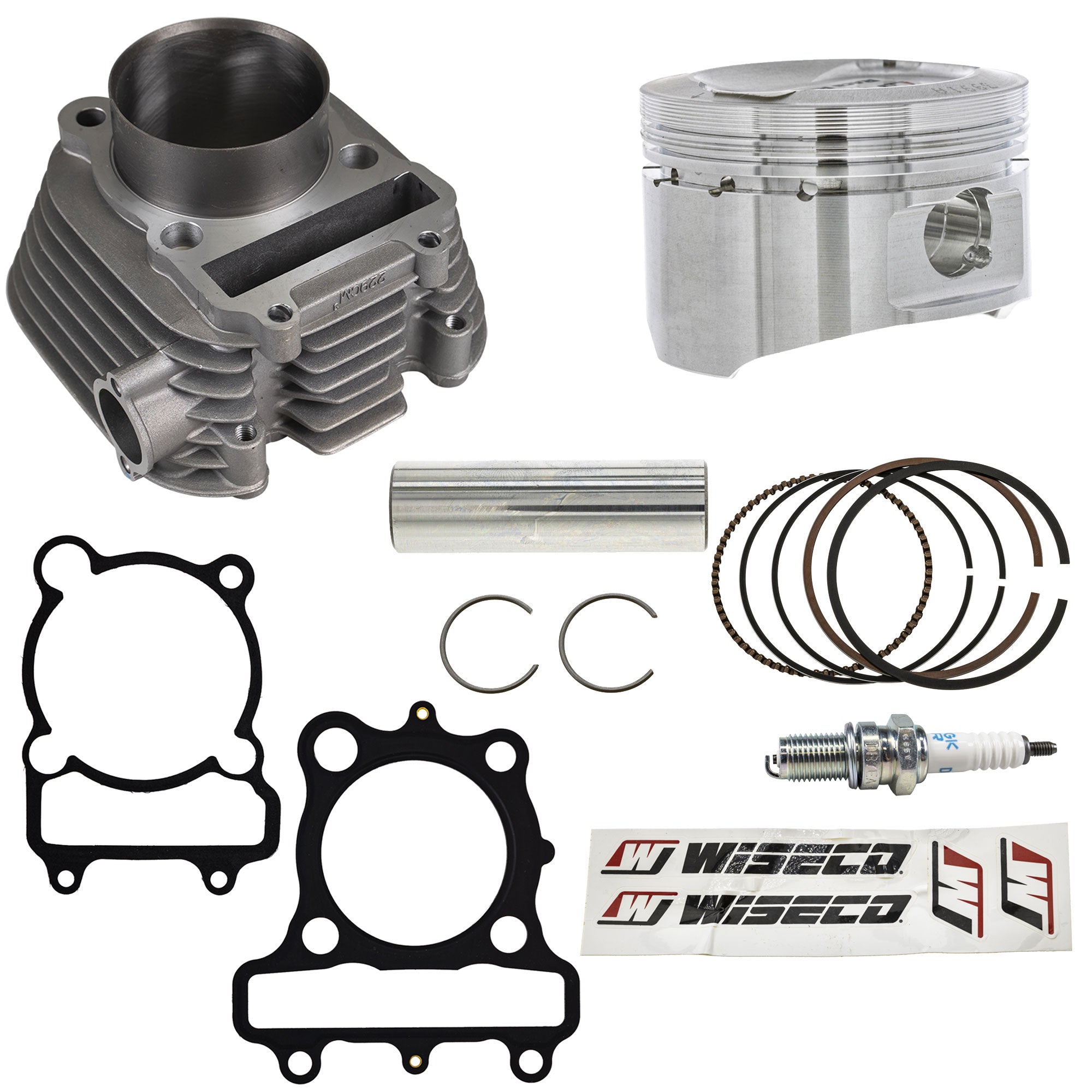 Cylinder Piston Gasket Spark Plug Kit for Tri Timberwolf Moto Bear NICHE MK1012485