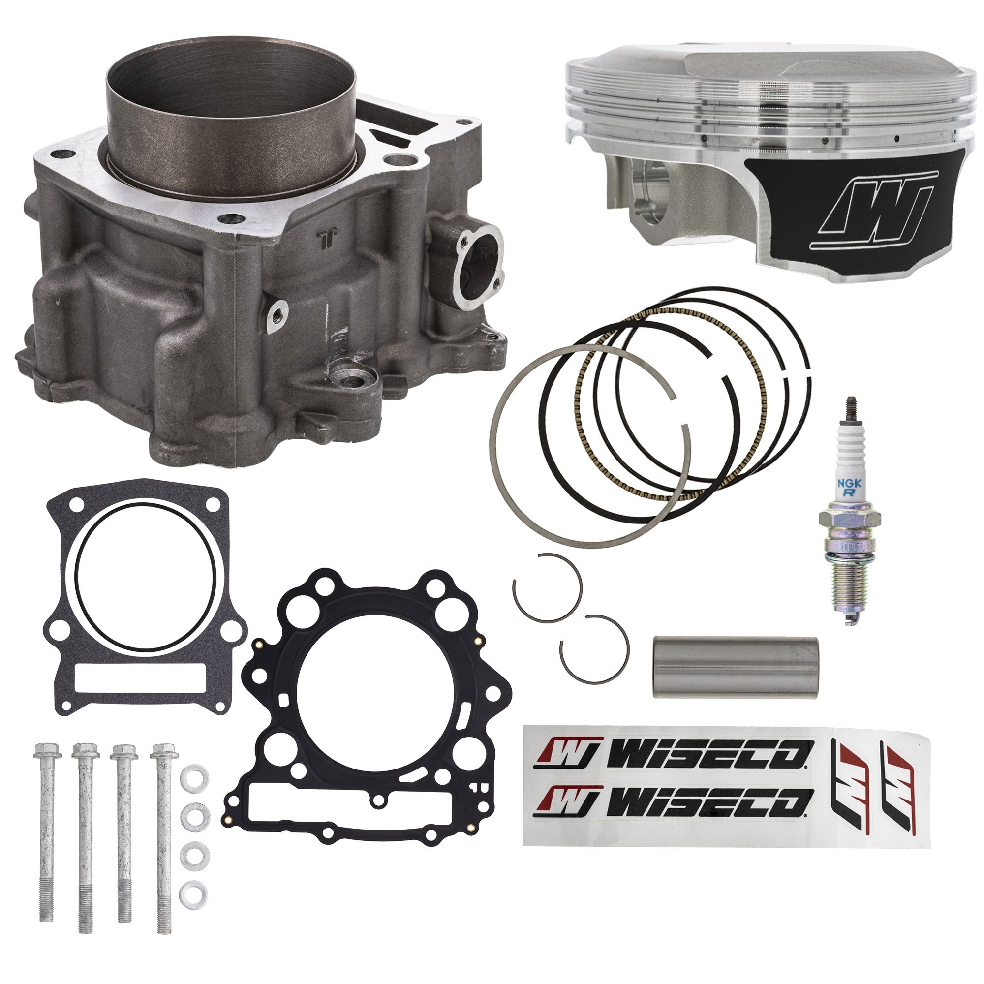 Cylinder Piston Gasket Stud Spark Plug Kit for Rhino Raptor Grizzly NICHE MK1012495