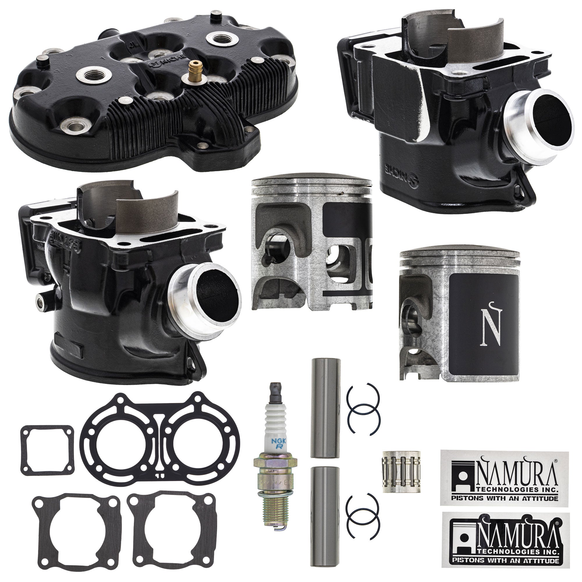 Cylinder Head Piston Gasket Spark Plug Kit for Banshee NICHE MK1012502