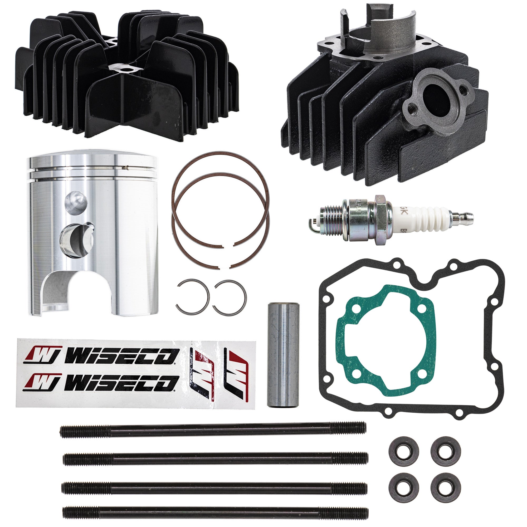 Cylinder Head Piston Gasket Stud Spark Plug Kit for PW80 Big NICHE MK1012506