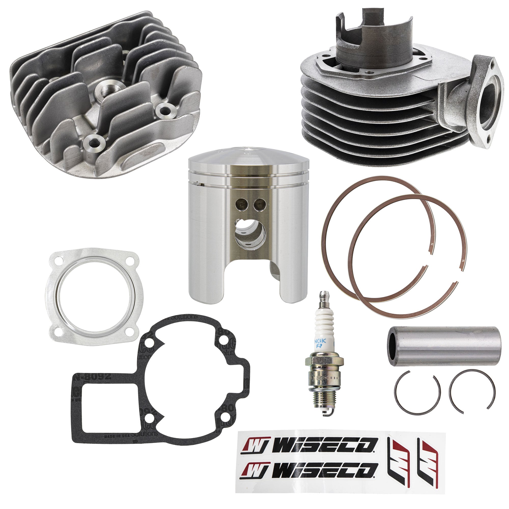 Cylinder Wiseco Piston Cylinder Head Gasket Spark Plug Kit for Quadsport Quadrunner KFX80 NICHE MK1012511