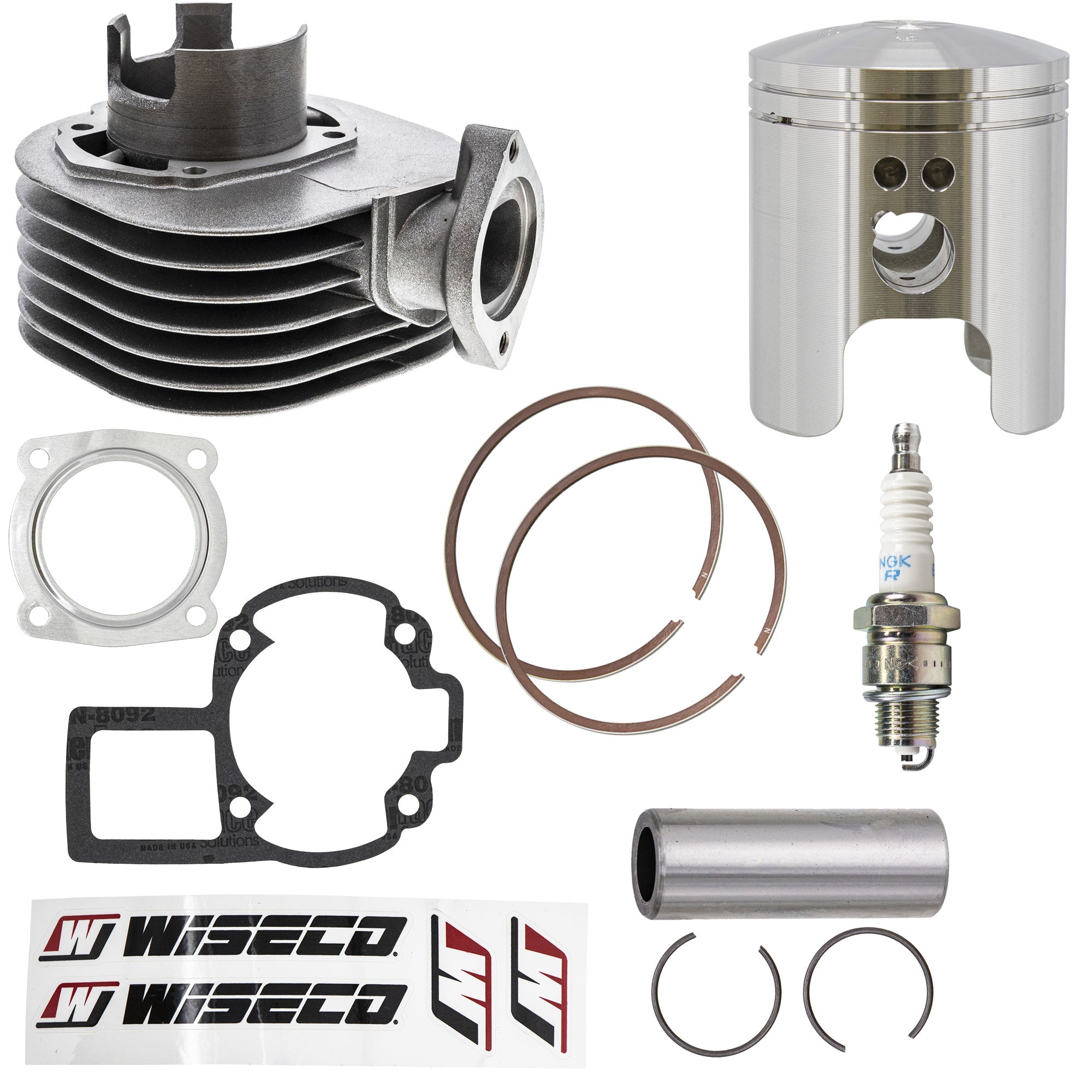 Cylinder Wiseco Piston Gasket Spark Plug Kit for Quadsport KFX80 NICHE MK1012513