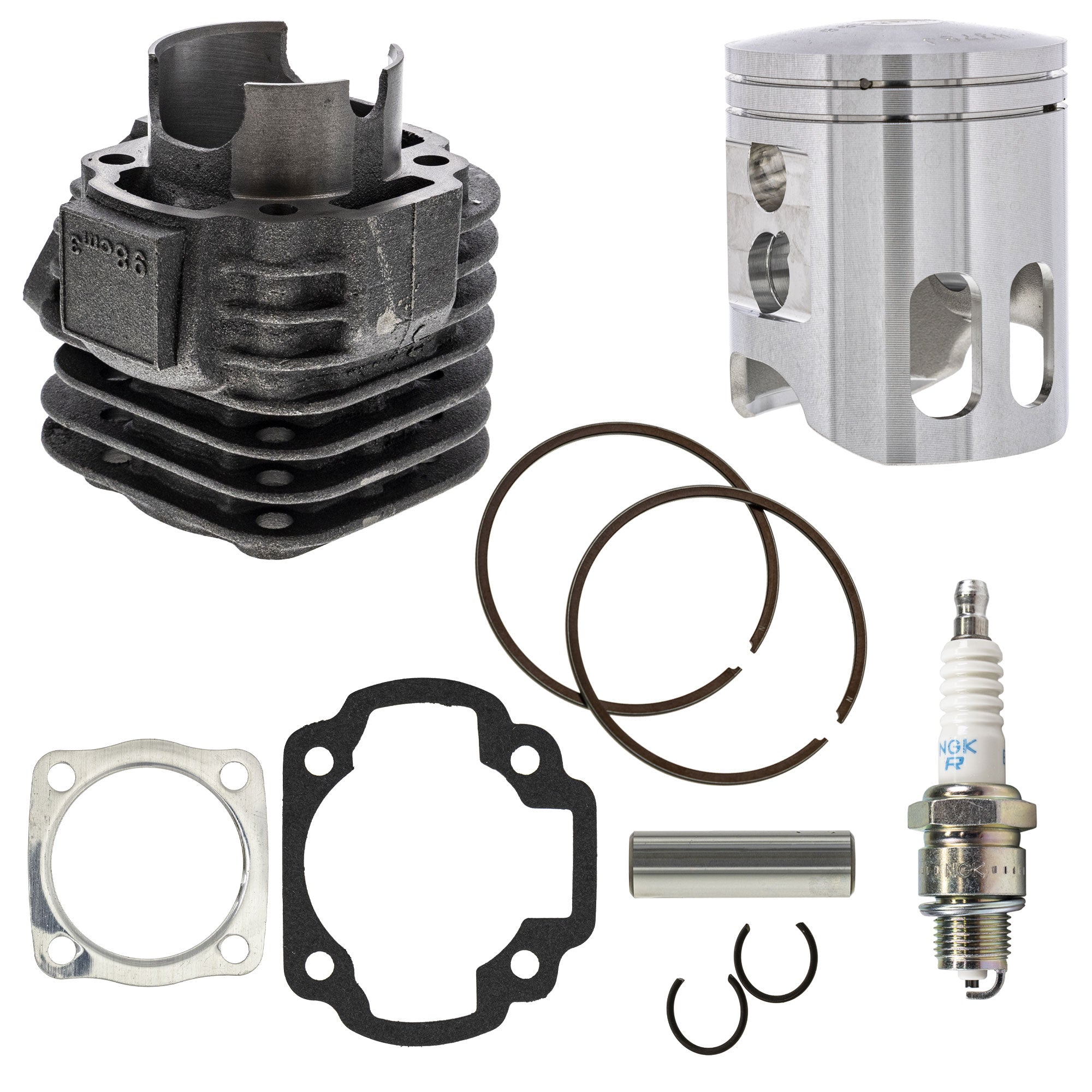 Cylinder Piston Gasket Spark Plug Kit for Sportsman Scrambler Predator DS NICHE MK1012522
