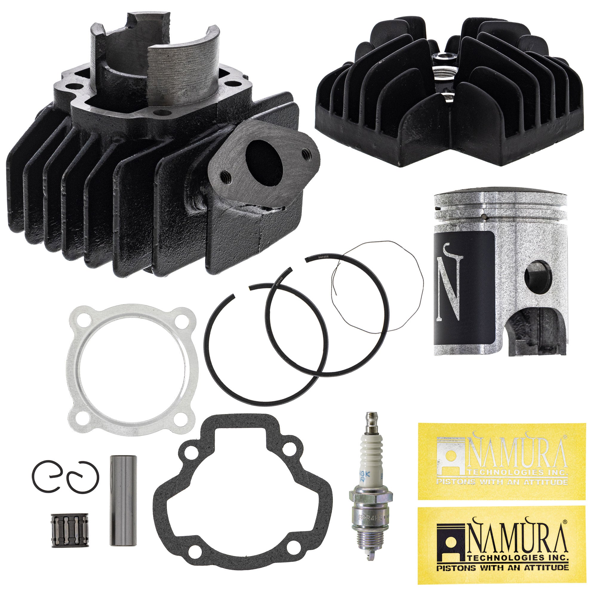 Cylinder Head Piston Gasket Spark Plug Kit for PW50 NICHE MK1012523