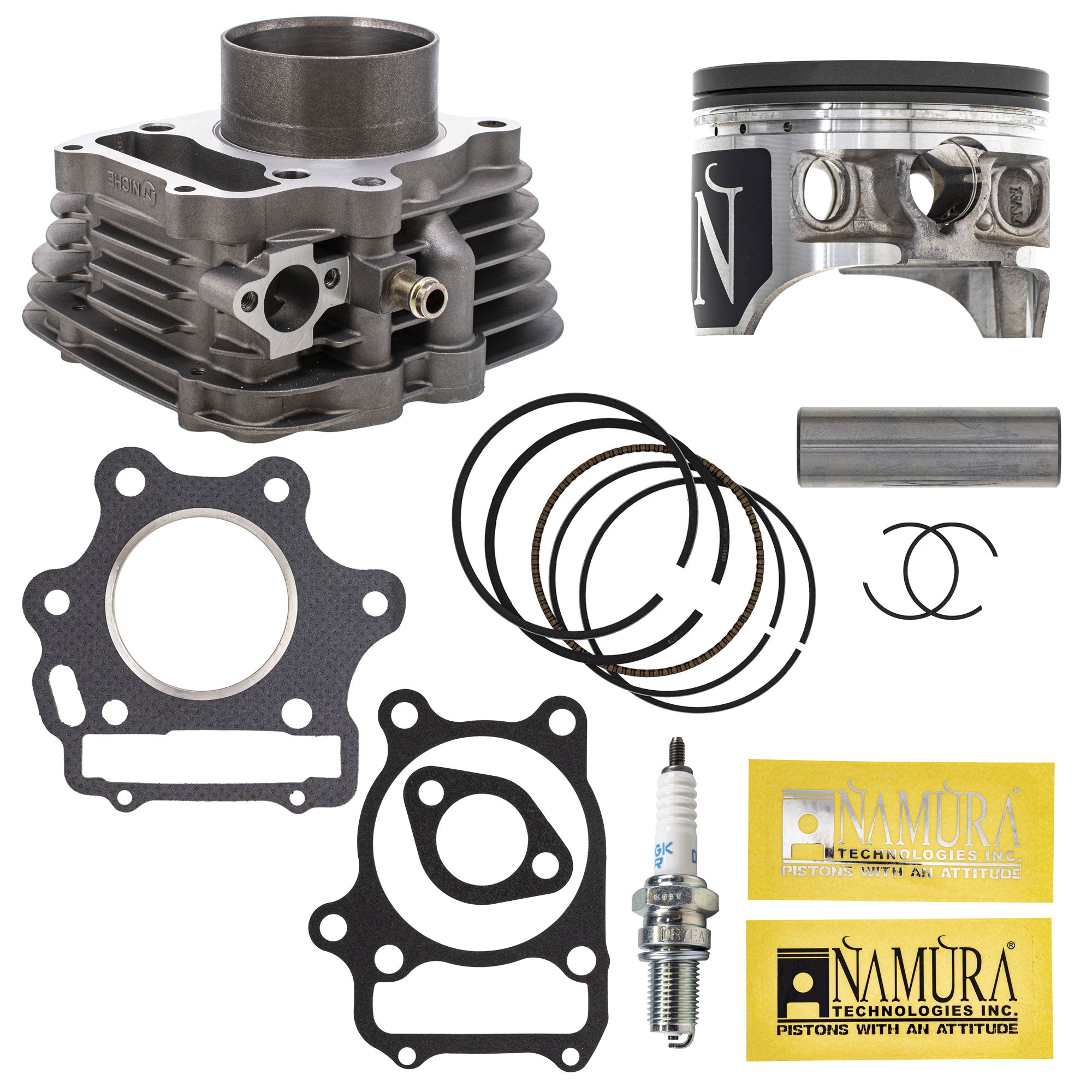 Cylinder Piston Gasket Spark Plug Kit for SporTrax FourTrax NICHE MK1012539