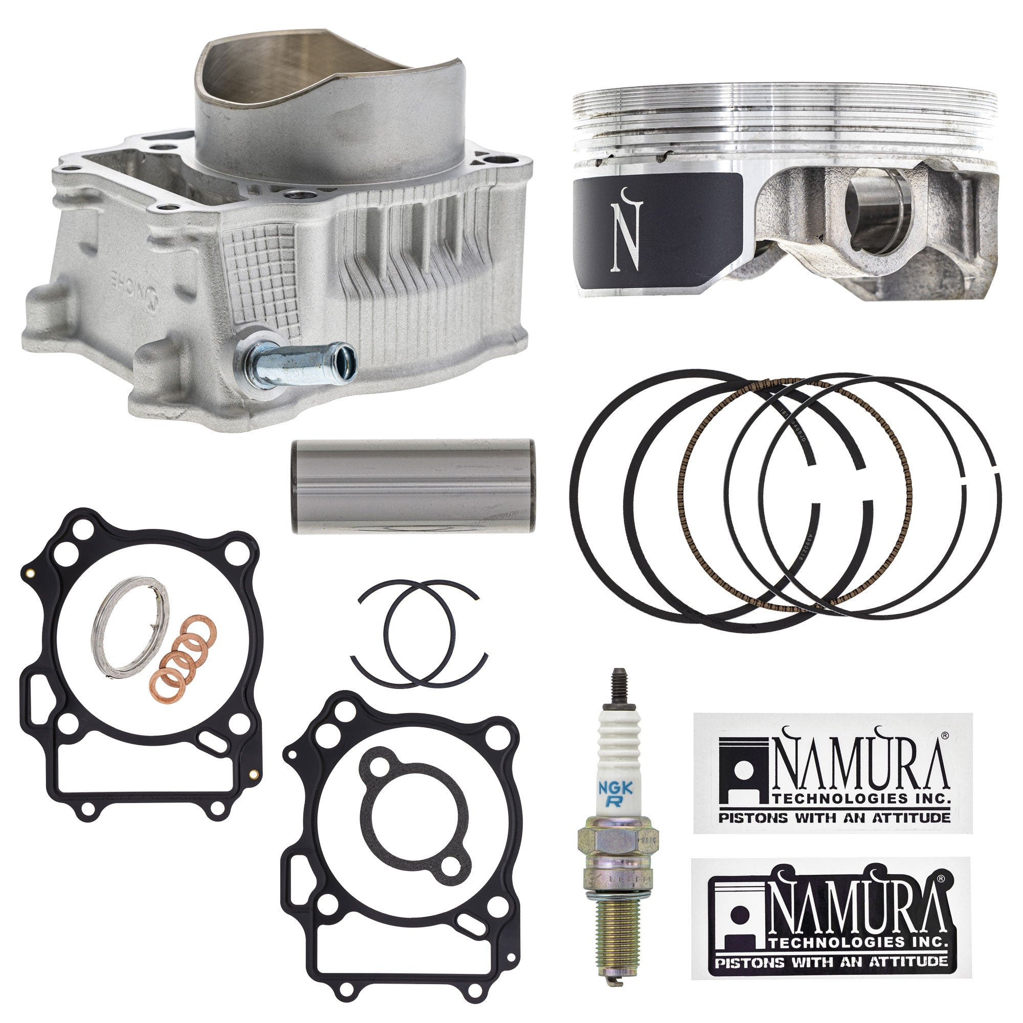 Big Bore Cylinder Piston Gasket Spark Plug Kit for Quadsport KFX400 Cat NICHE MK1012543