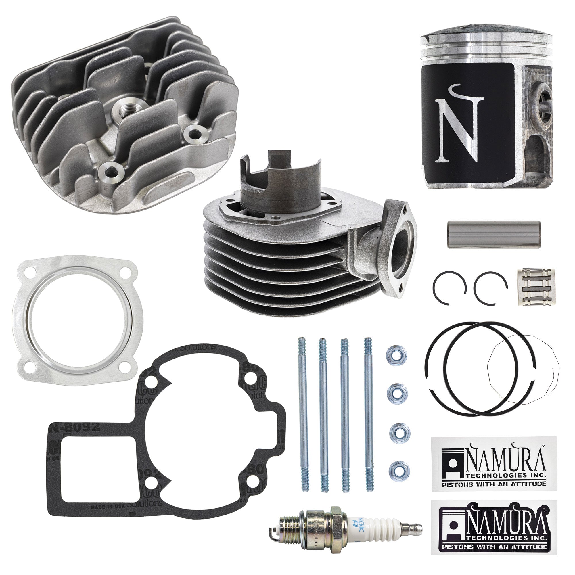 Cylinder Head Piston Gasket Stud Spark Plug Kit for Quadsport Quadrunner KFX80 NICHE MK1012545