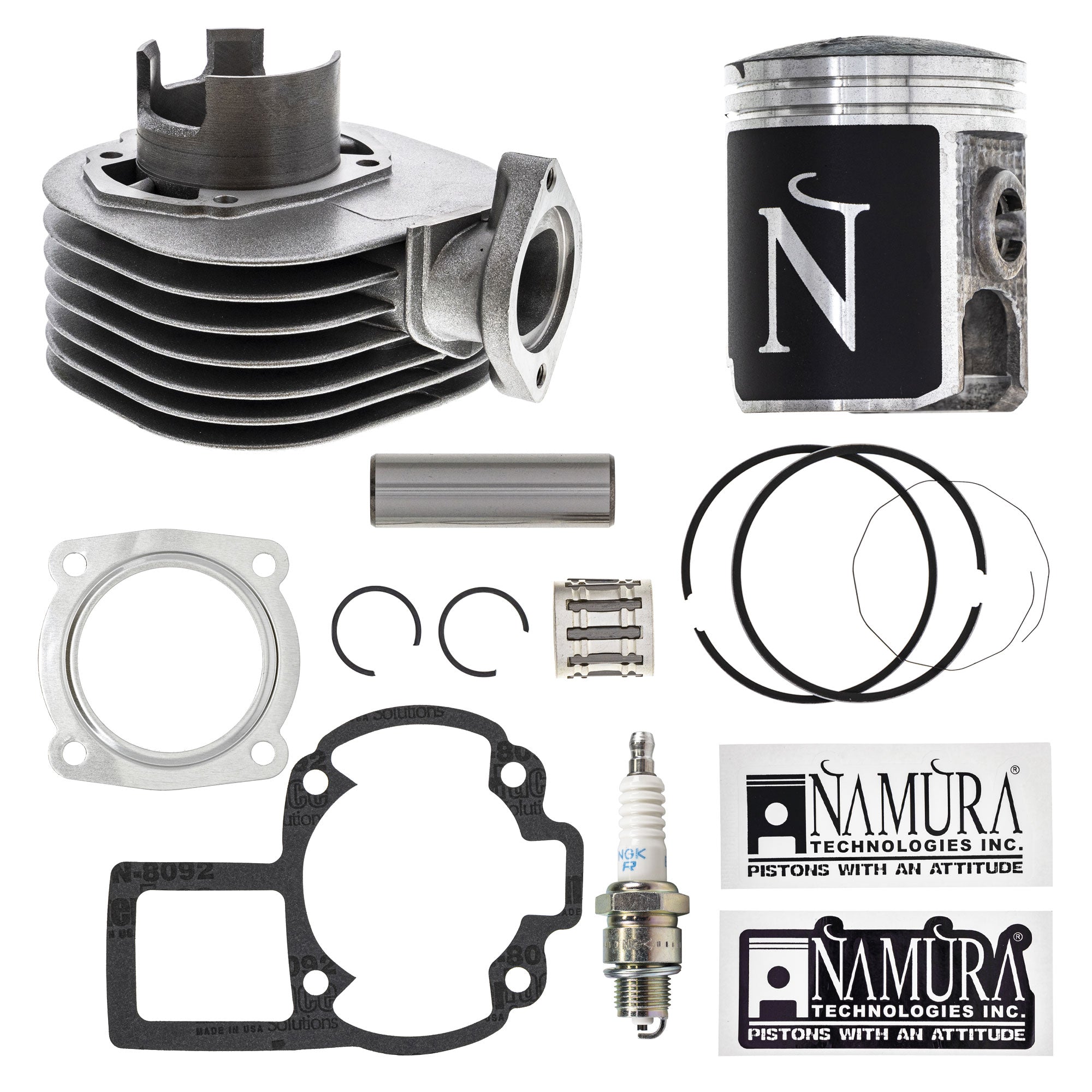 Cylinder Piston Gasket Spark Plug Kit for Quadsport KFX80 NICHE MK1012546
