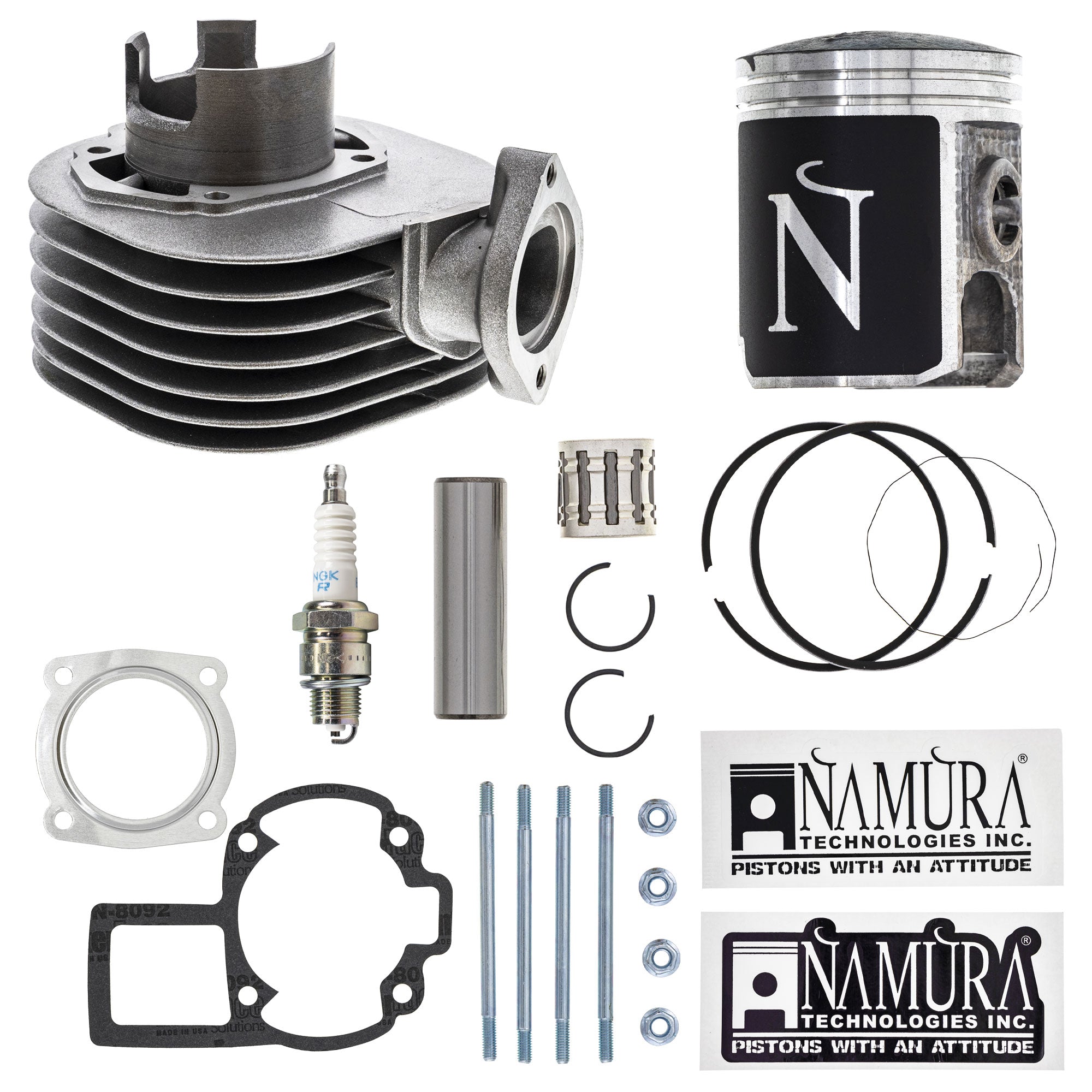 Cylinder Piston Gasket Stud Spark Plug Kit for Quadsport KFX80 NICHE MK1012547