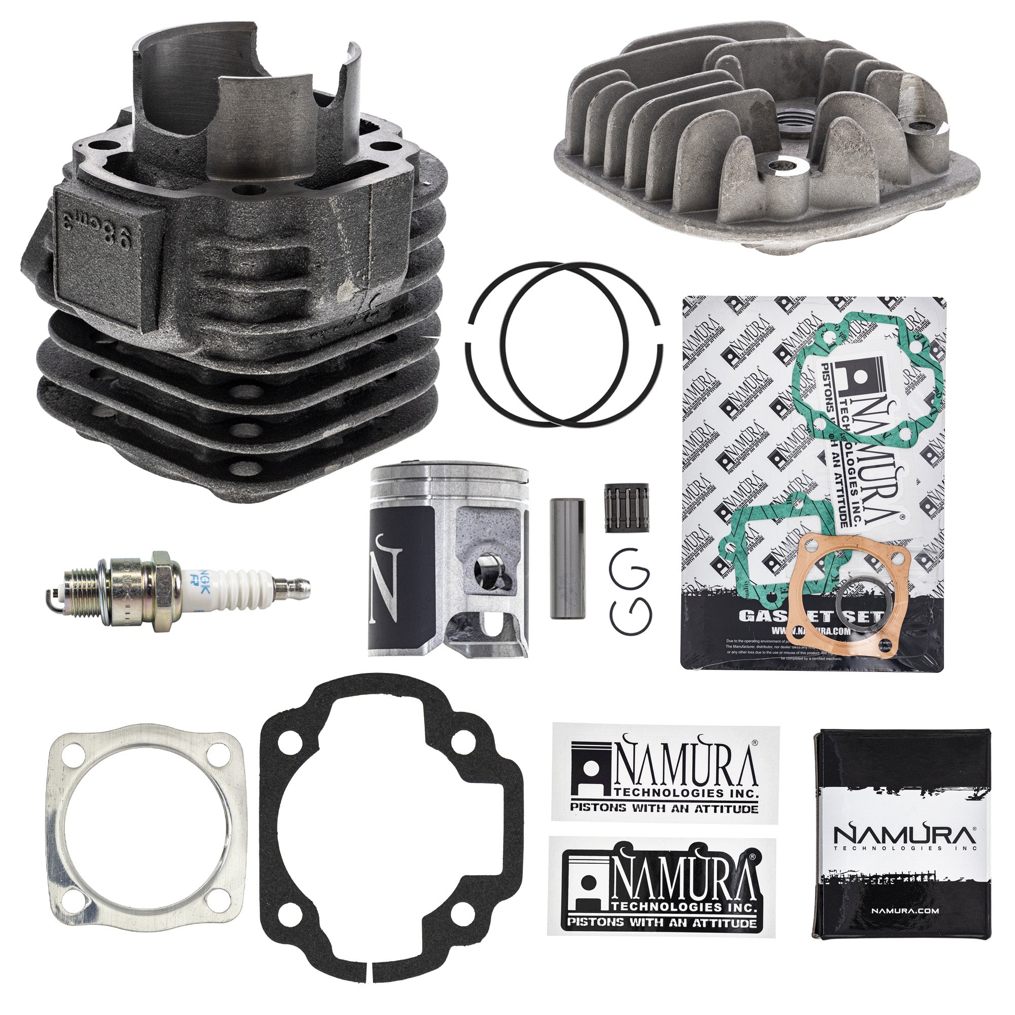Cylinder Namura Piston Cylinder Head Gasket Spark Plug Kit for Sportsman Predator NICHE MK1012571