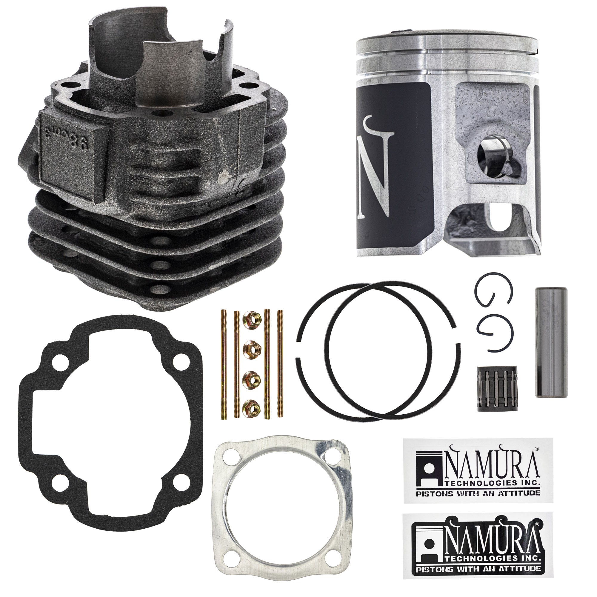 Cylinder Namura Piston Gasket Spark Plug Stud Kit for Sportsman Scrambler Predator DS NICHE MK1012574