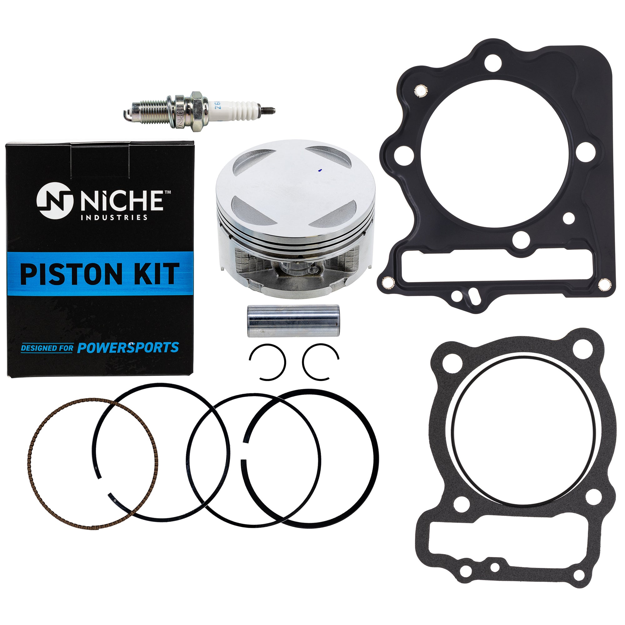 Piston Gasket Spark Plug Kit for XR400R TRX400 SporTrax NICHE MK1012614