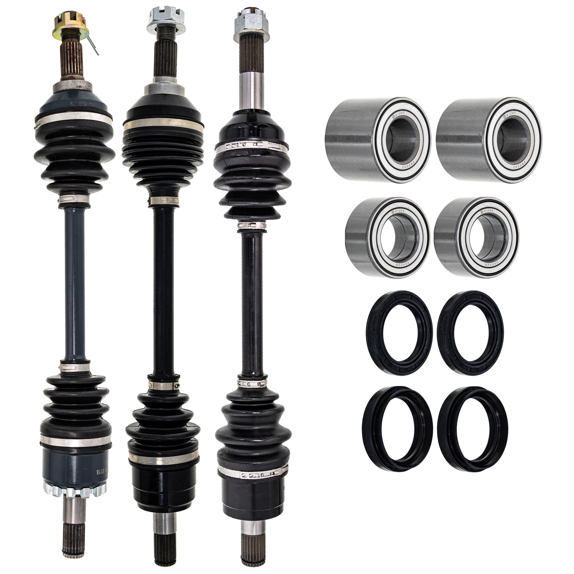 Axle with Wheel Bearing and Seal Kit for Brute NICHE MK1012630