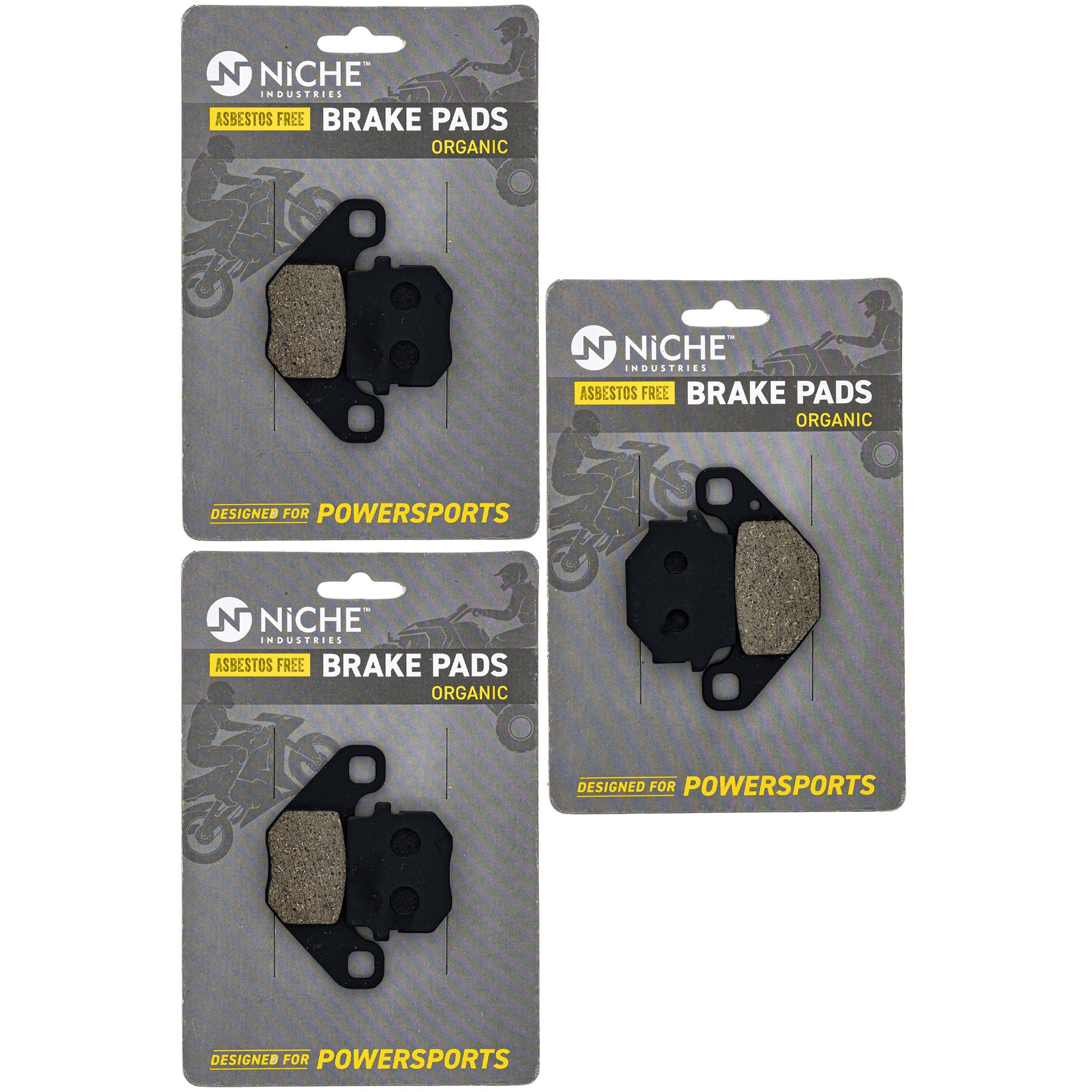 NICHE MK1012637 Complete Brake Pad Set for RZR