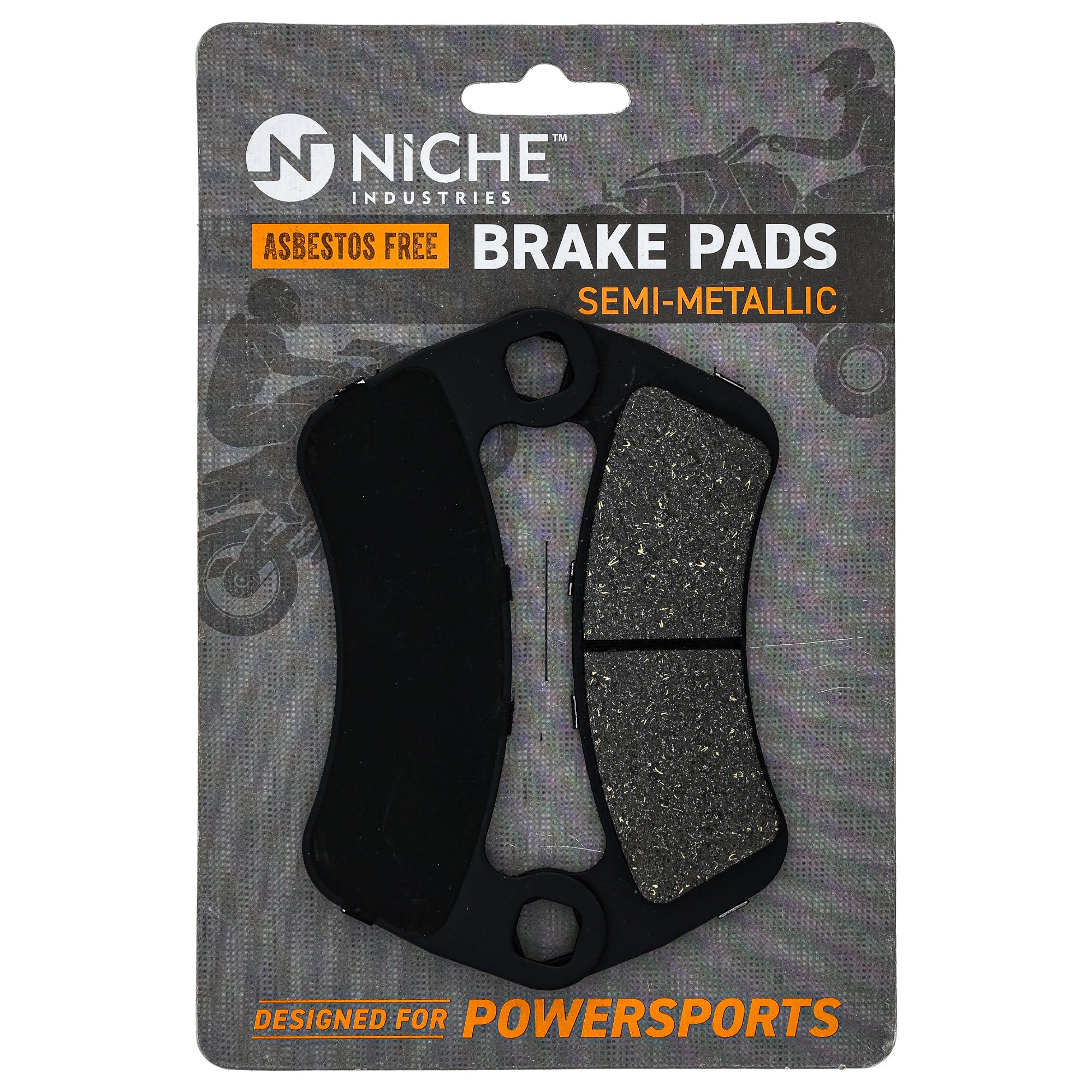 NICHE MK1012642 Complete Brake Pad Set for RZR