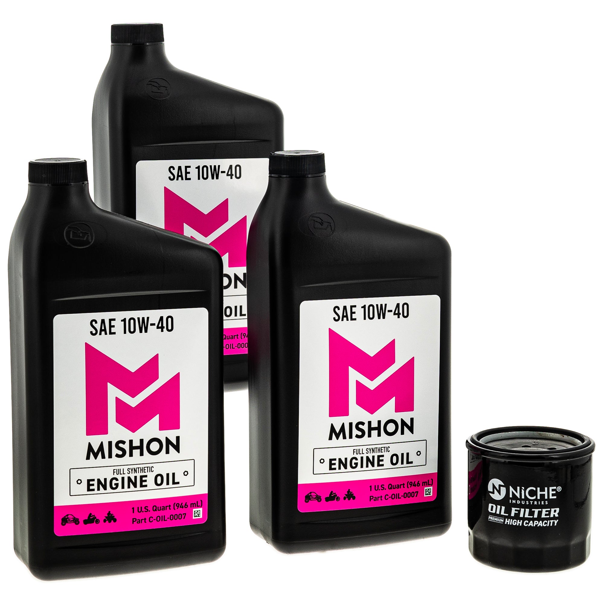 Oil Change Kit for Valkyrie Teryx Street Silver MISHON MK1012774
