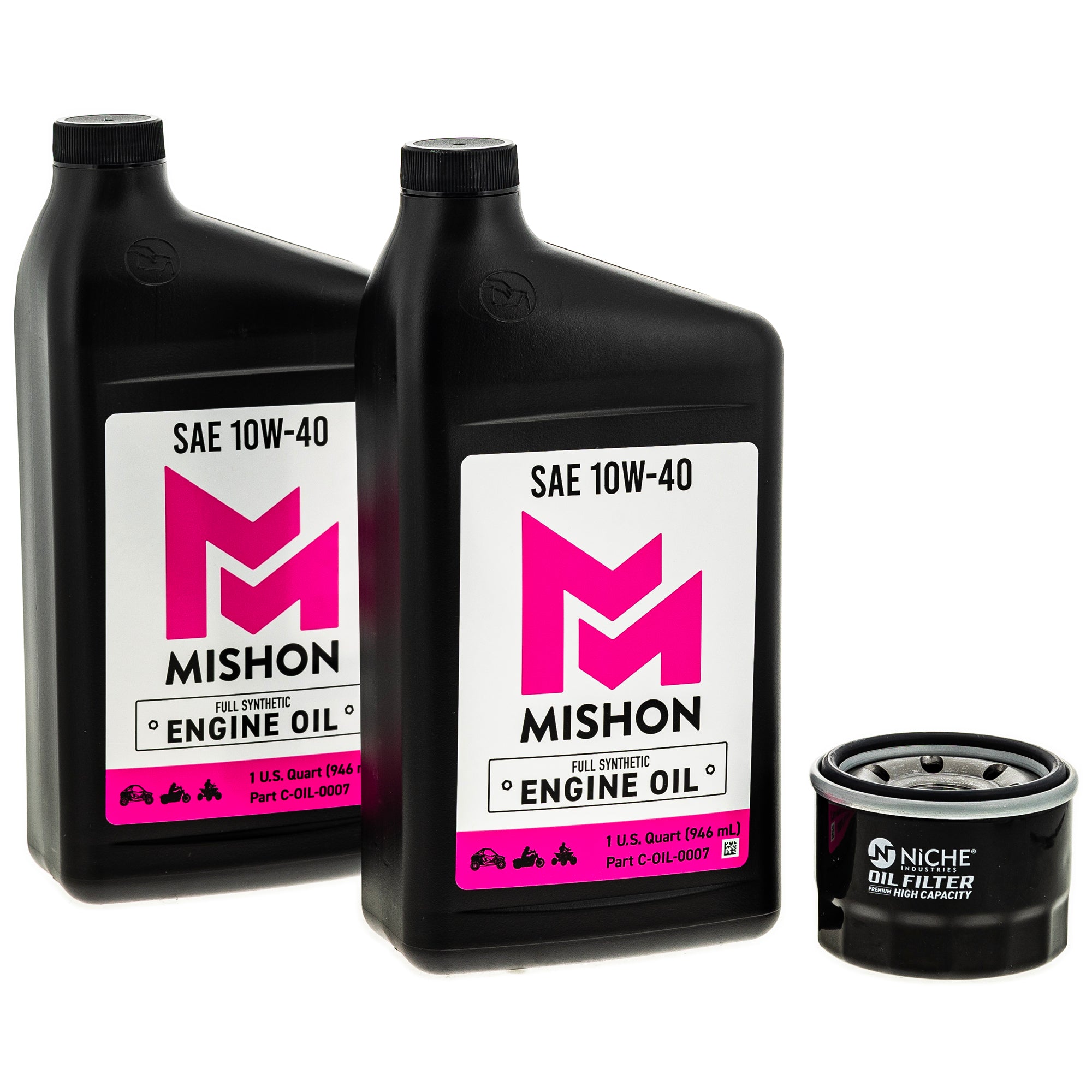 Oil Change Kit for V TMax Raptor Kodiak MISHON MK1012812